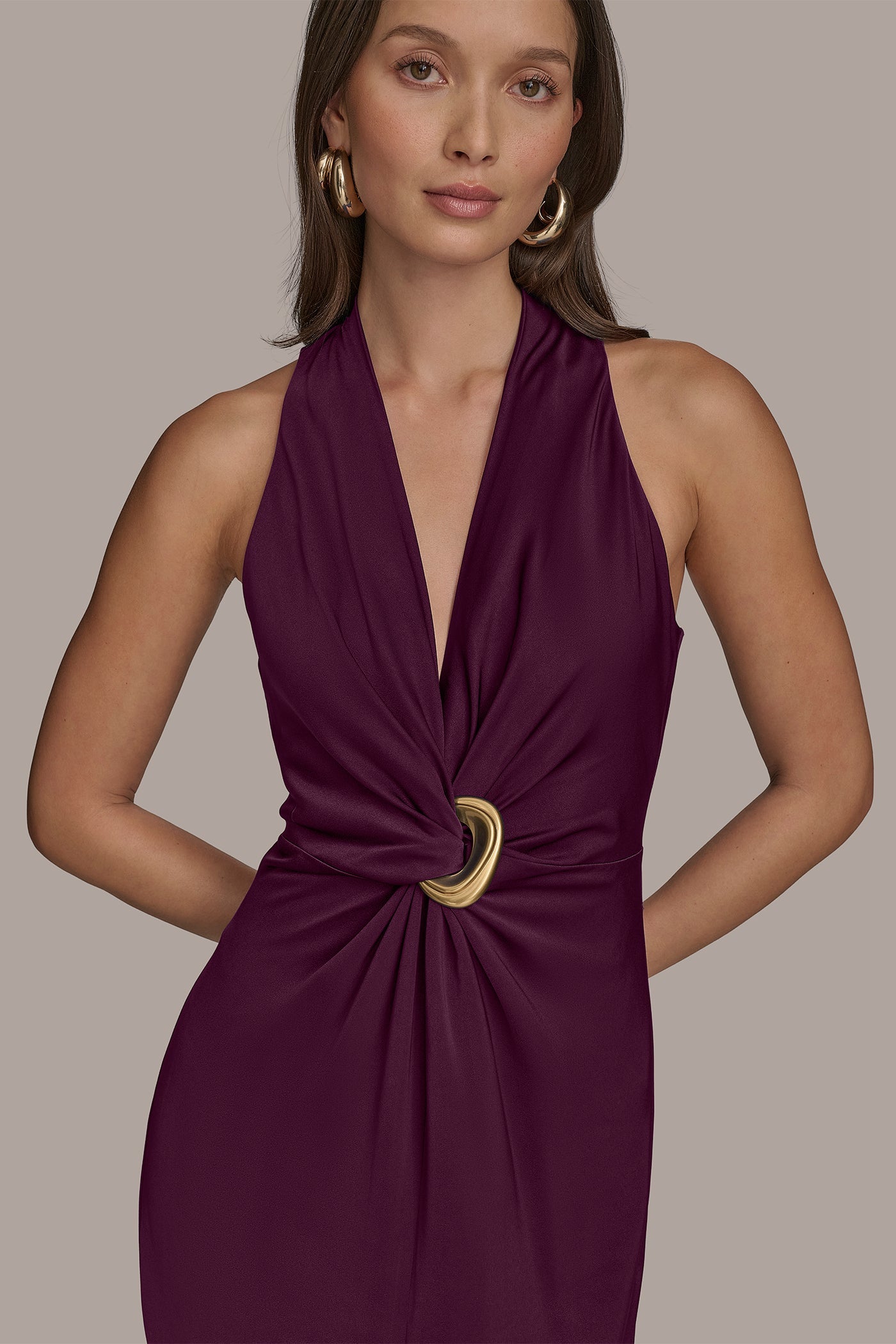 Berry VNECK GOWN Donna Karan