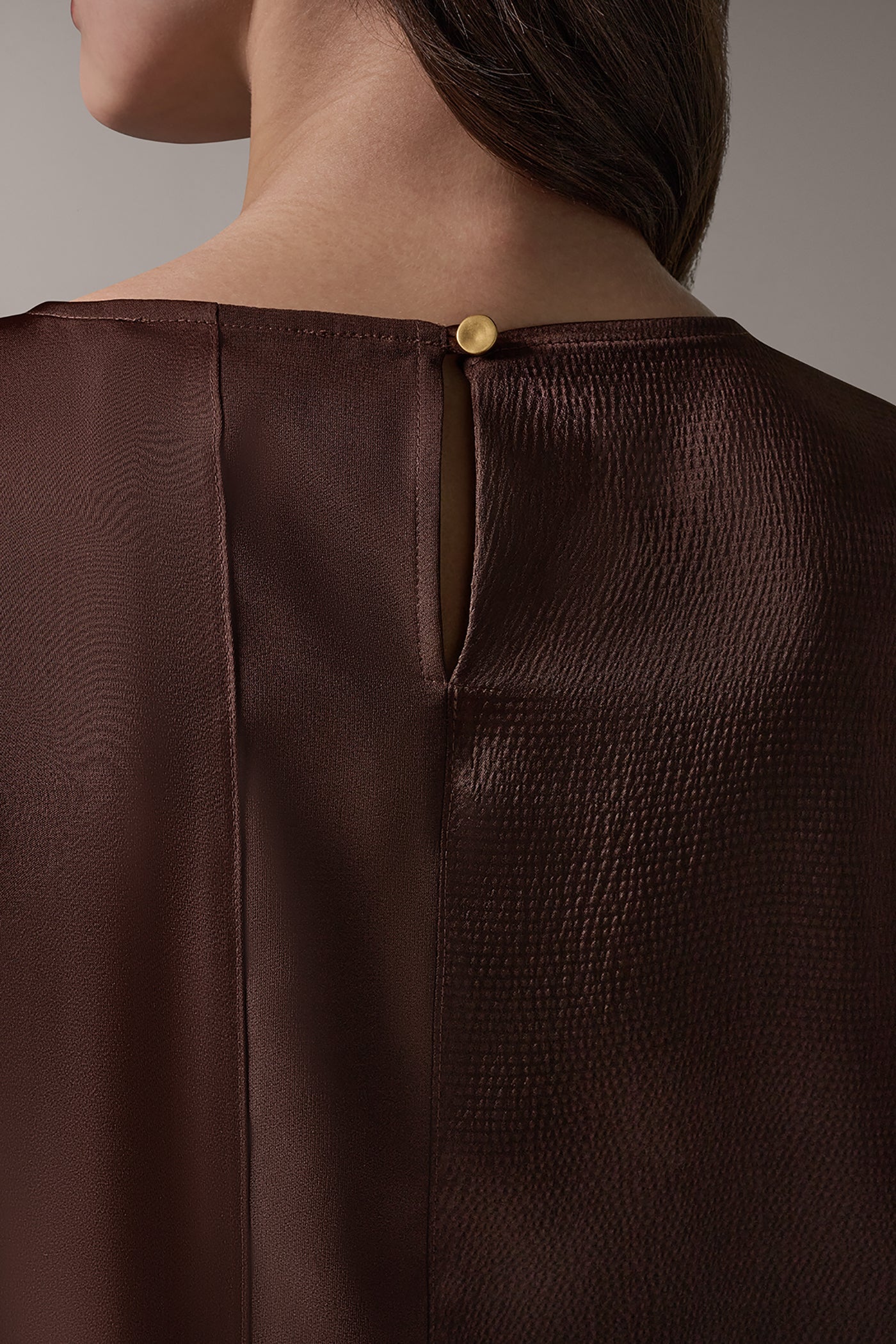 Canyon MIXED MEDIA BLOUSE Donna Karan