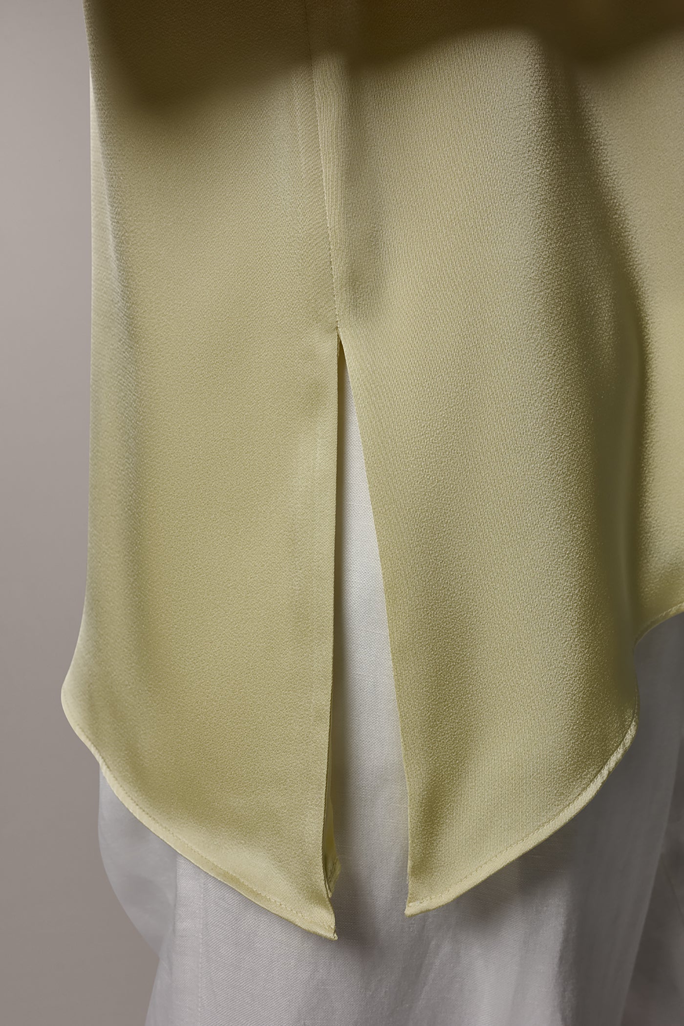 Citrus SLEEVELESS ASYMMETRIC BEAD TANK Donna Karan