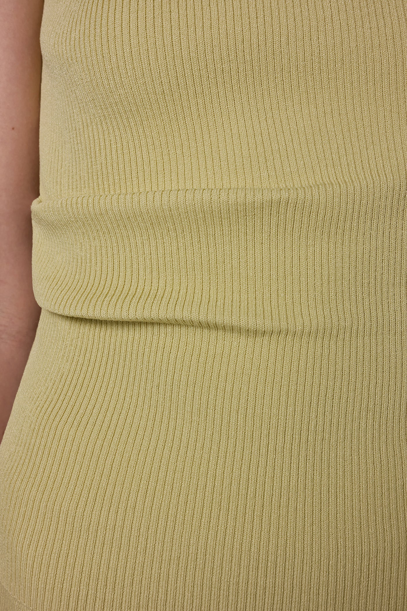 Citrus SLEEVELESS ASYMMETRIC BOATNECK SWEATER Donna Karan