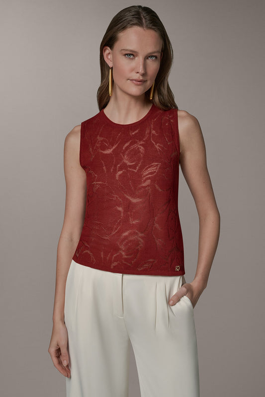 Sunbaked CREW NECK TOP Donna Karan