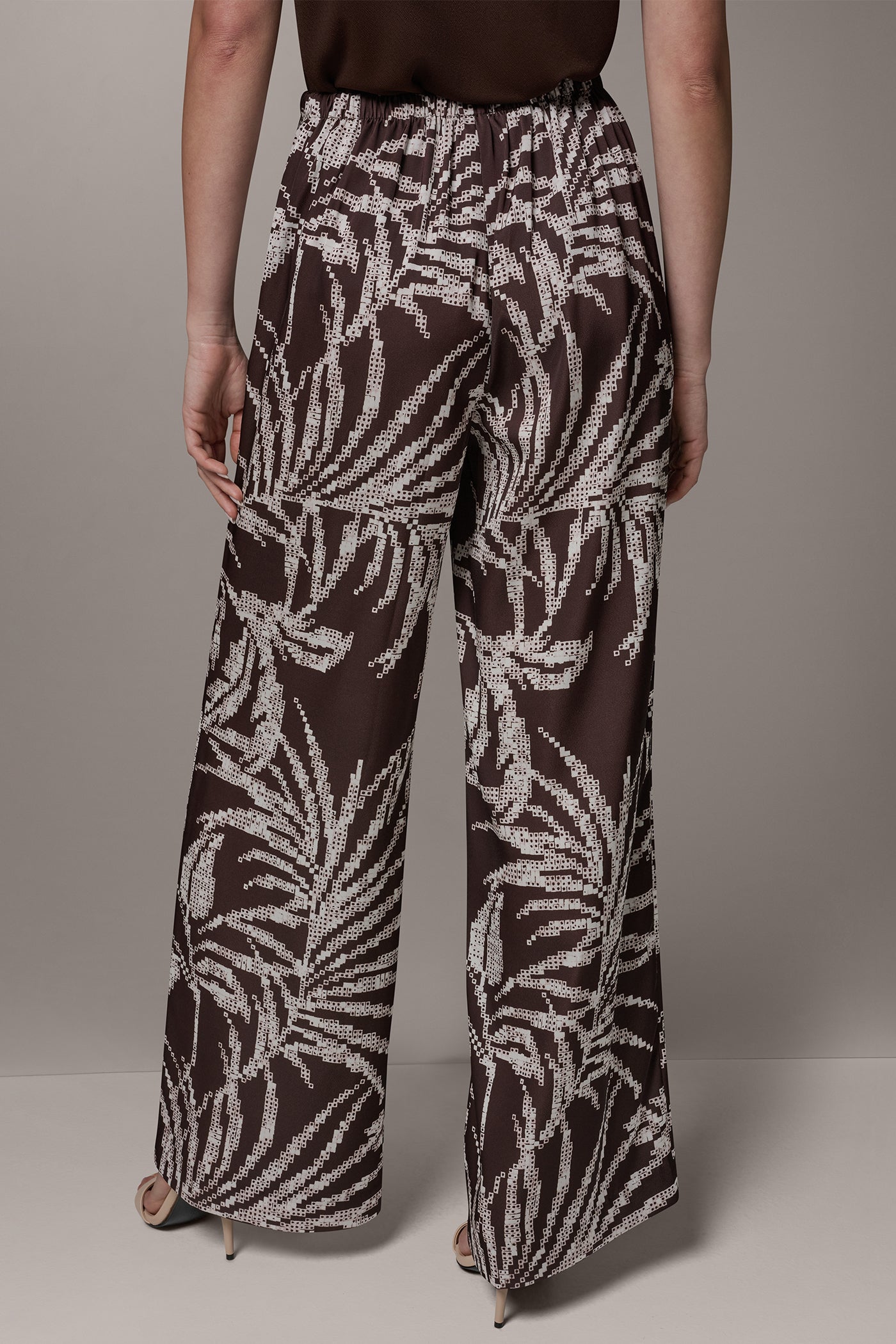 Canyon Multi HIGH-RISE PRINT WIDE-LEG PANT Donna Karan