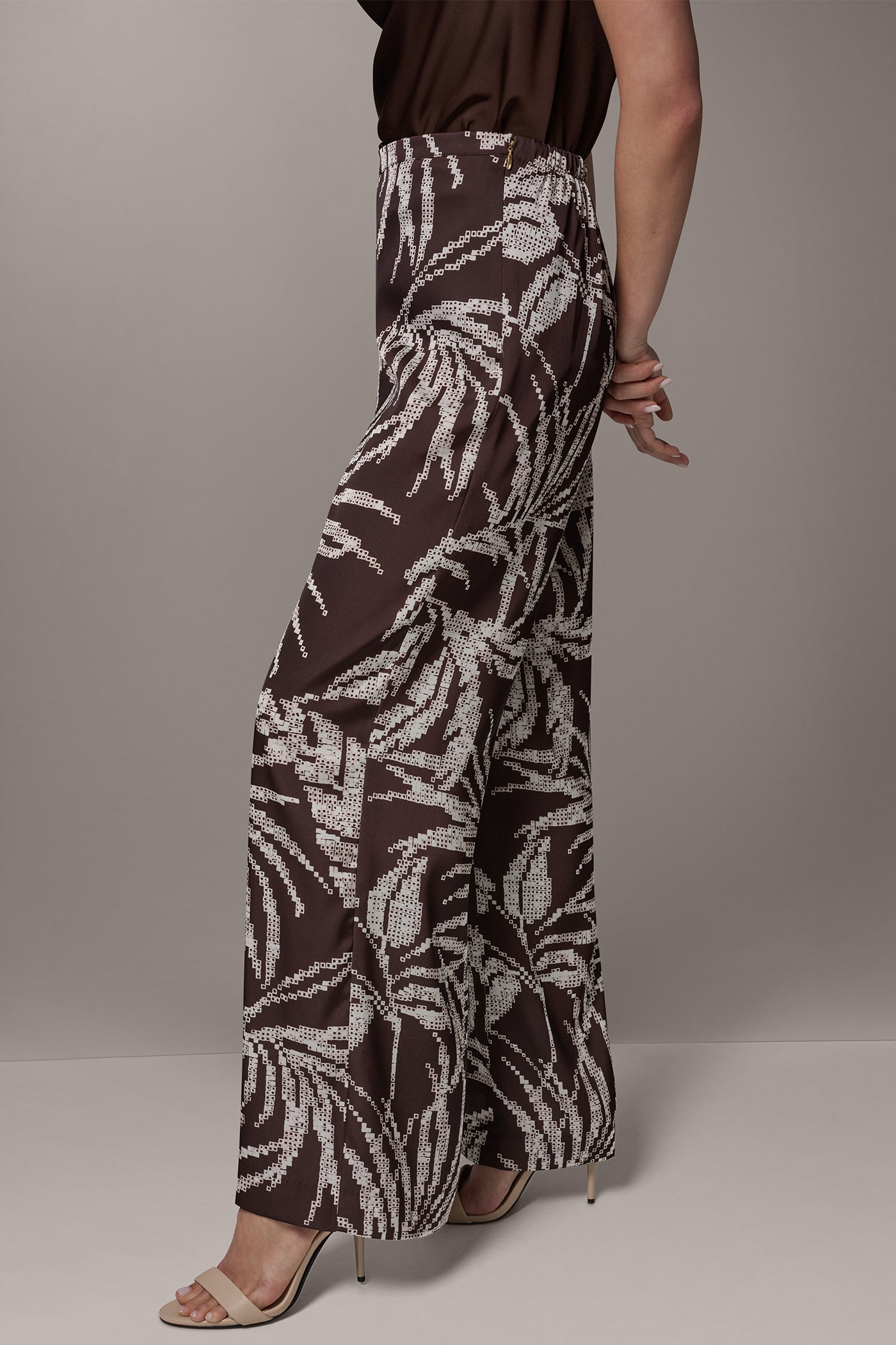 Canyon Multi HIGH-RISE PRINT WIDE-LEG PANT Donna Karan