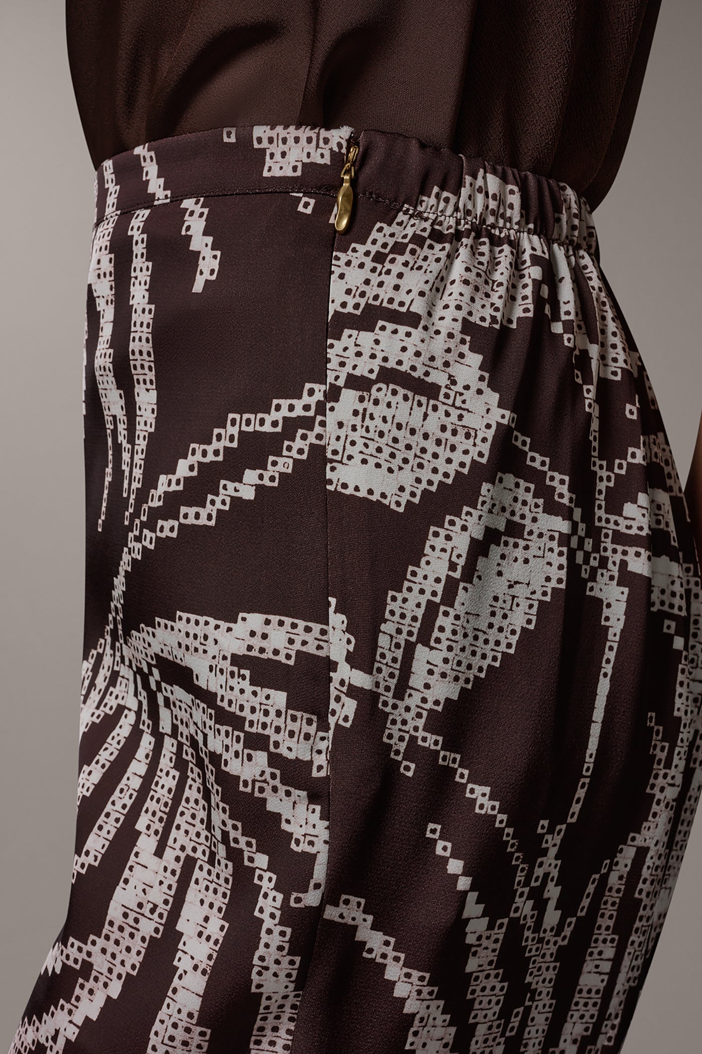 Canyon Multi HIGH-RISE PRINT WIDE-LEG PANT Donna Karan