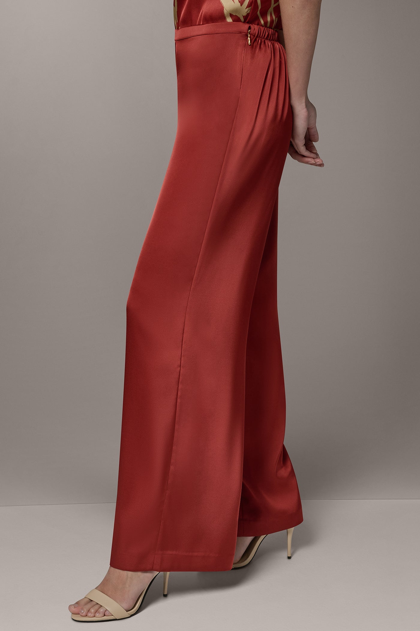 Sunbaked EXTRA HIGH-RISE WIDE-LEG PANT Donna Karan