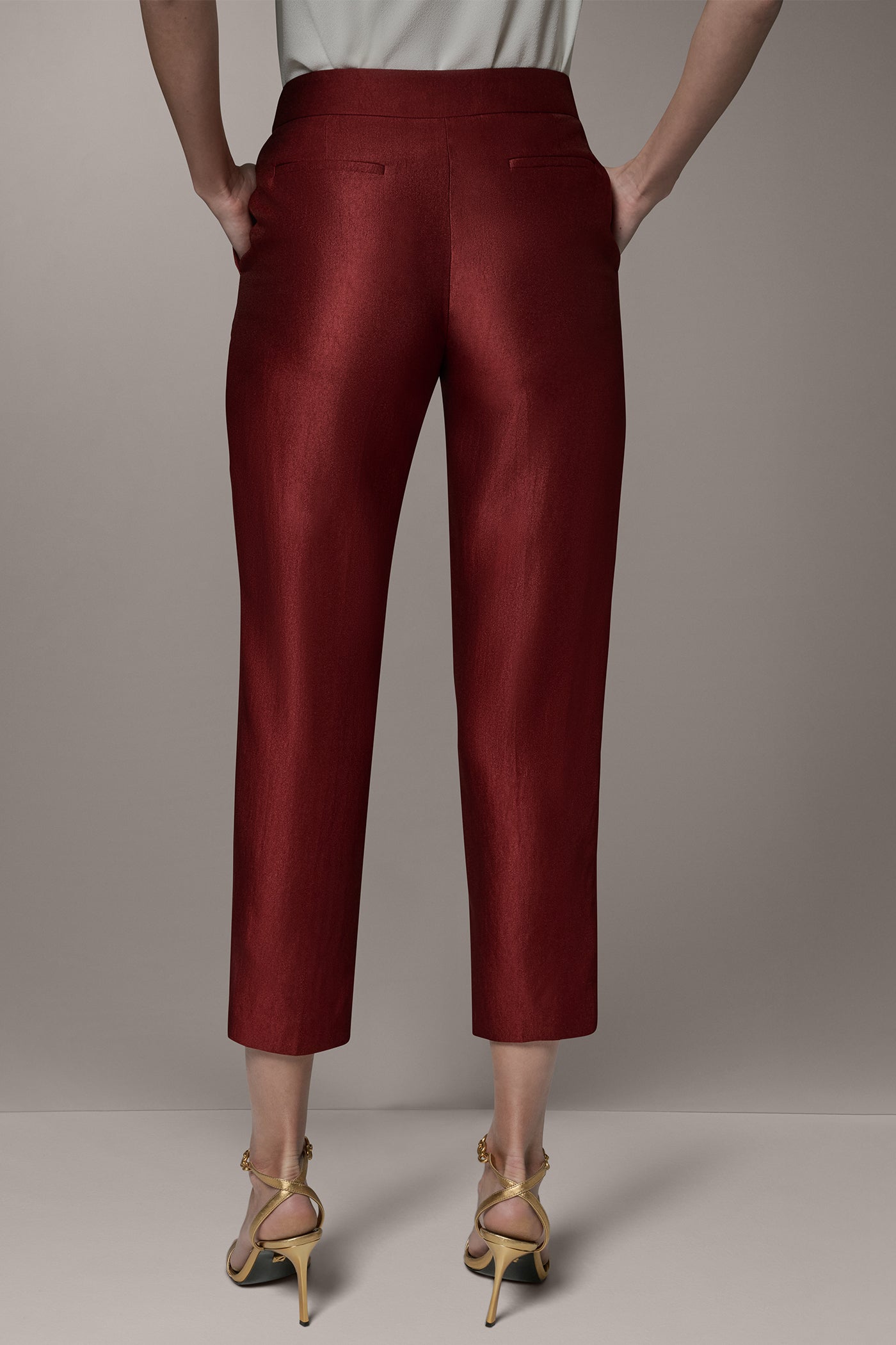 Sunbaked SLIM-LEG ANKLE PANT Donna Karan