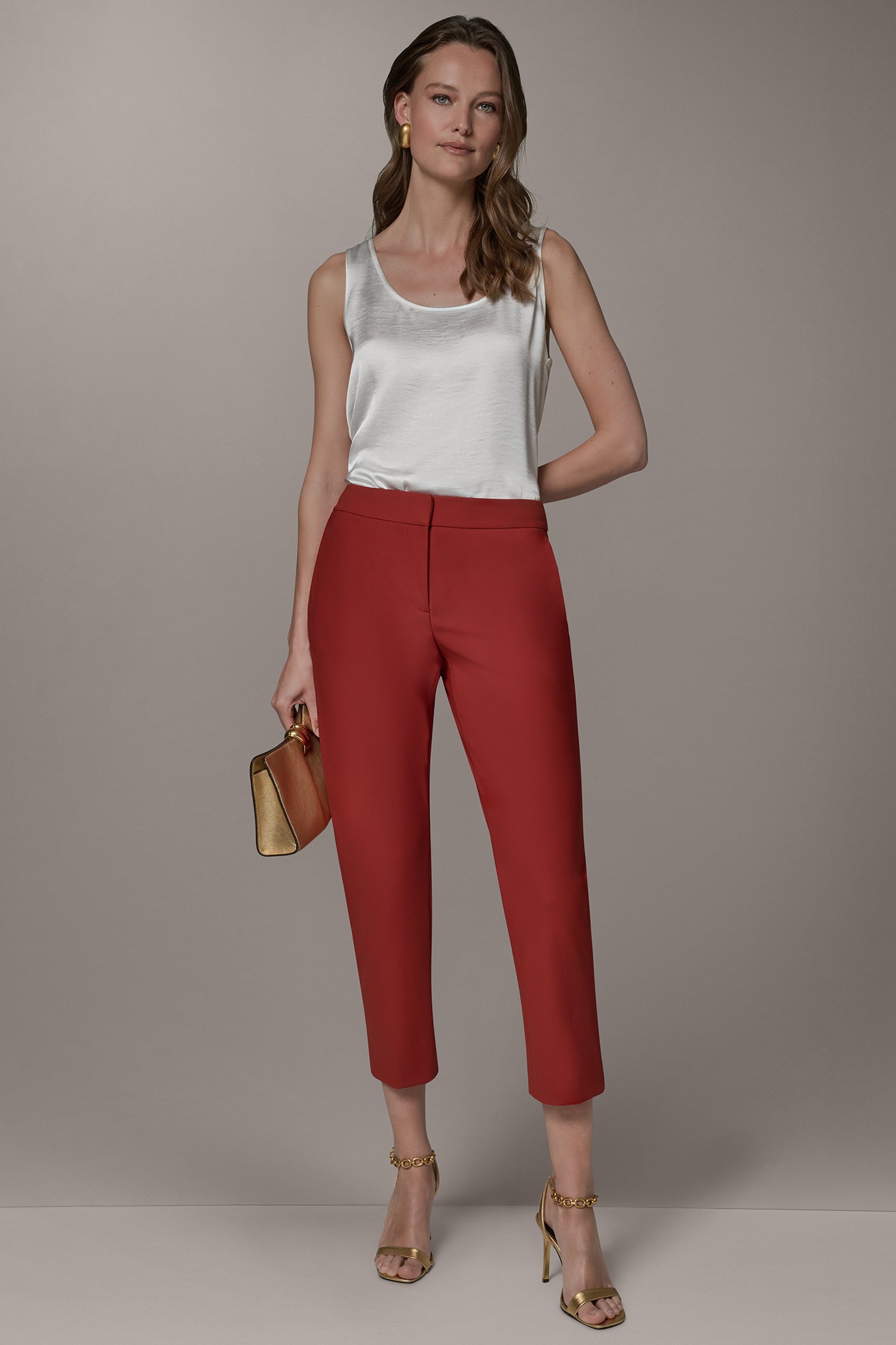Sunbaked SLIM LEG ANKLE PANT Donna Karan