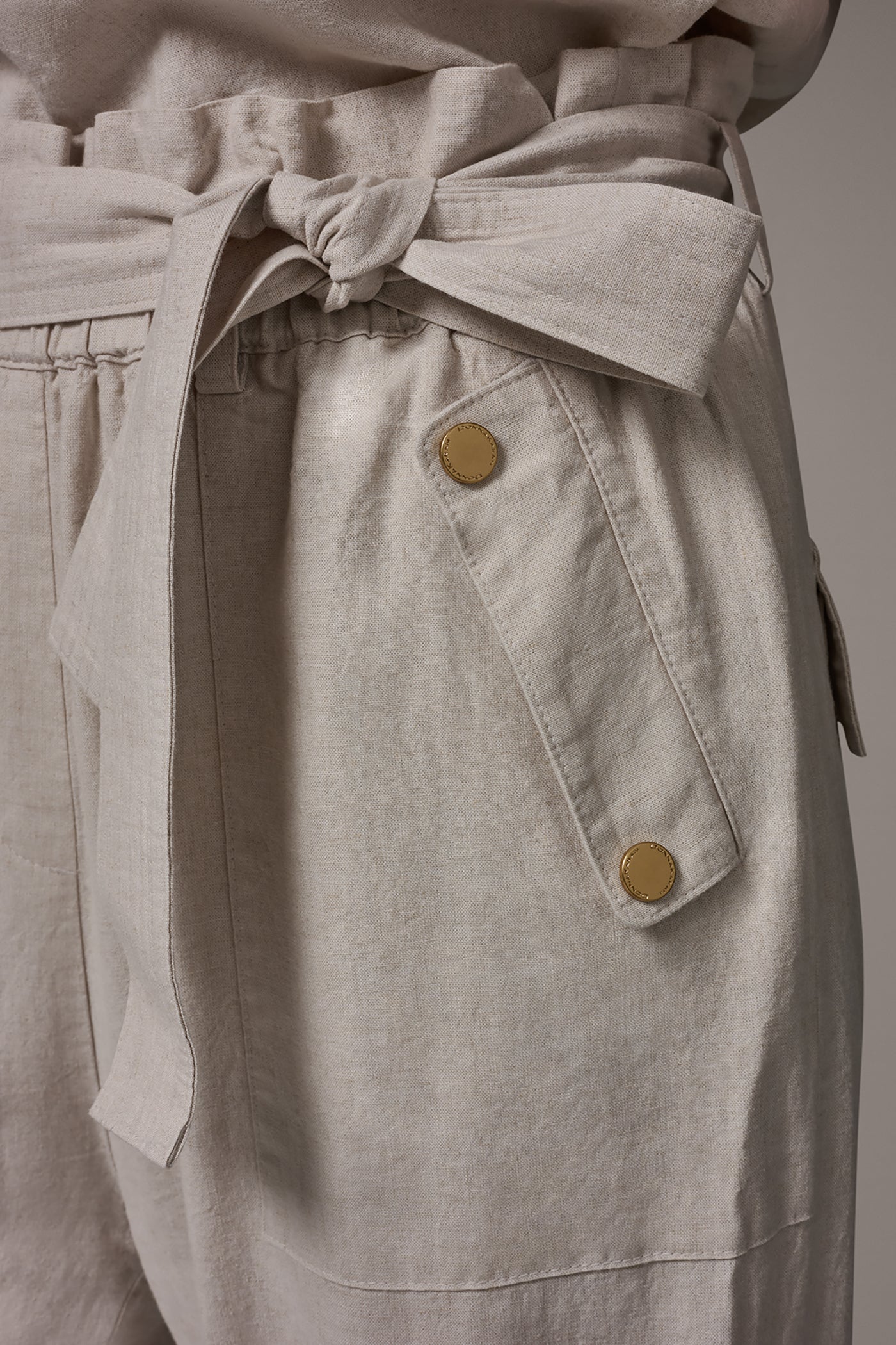 Natural RELAXED PAPERBAG ANKLE PANT Donna Karan