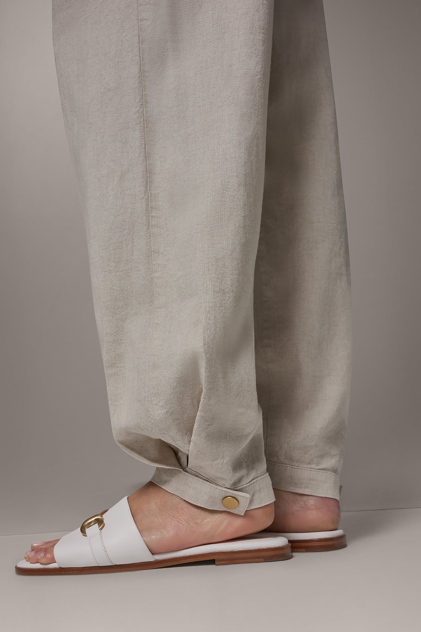 Natural RELAXED PAPERBAG ANKLE PANT Donna Karan