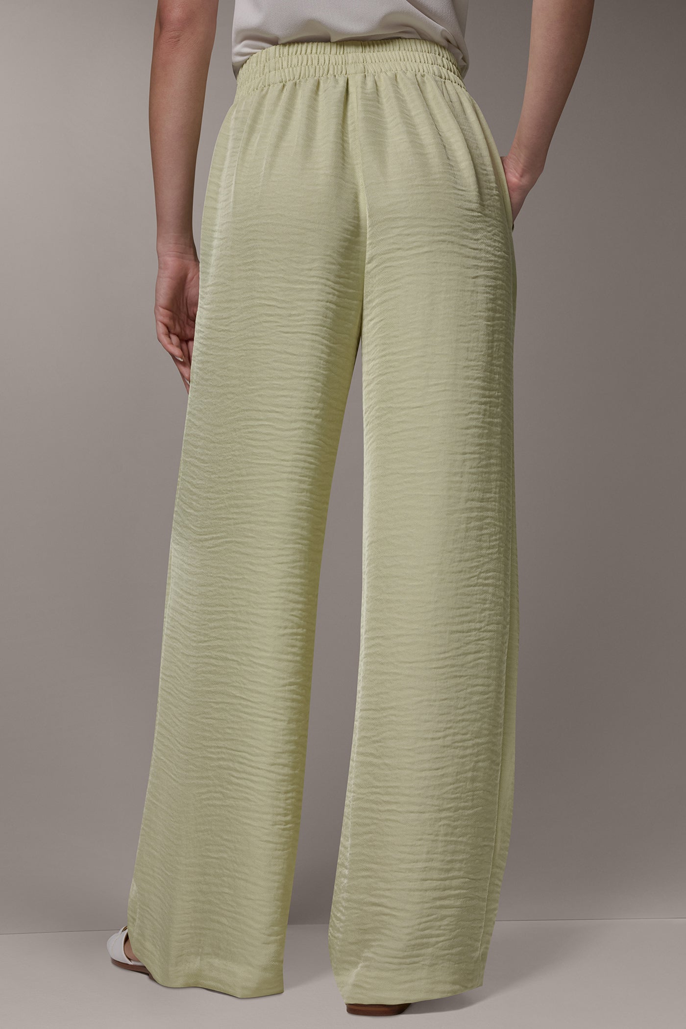 Citrus EXTRA HIGH-RISE WIDE-LEG PULL-ON PANT Donna Karan