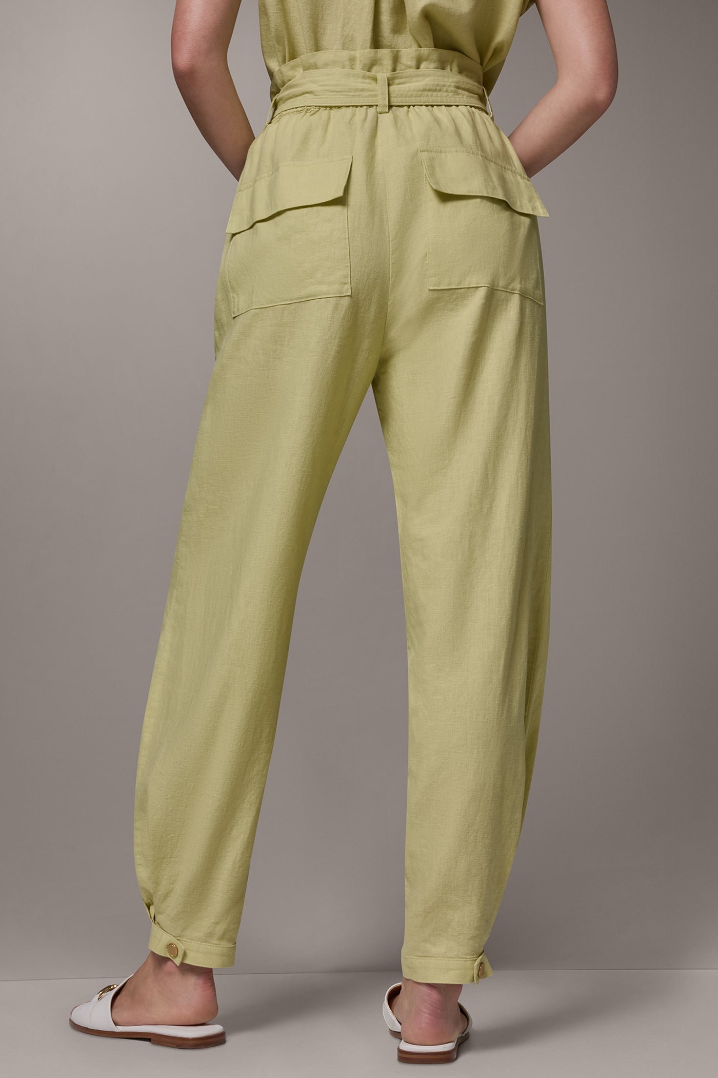 Citrus RELAXED PAPERBAG ANKLE PANT Donna Karan