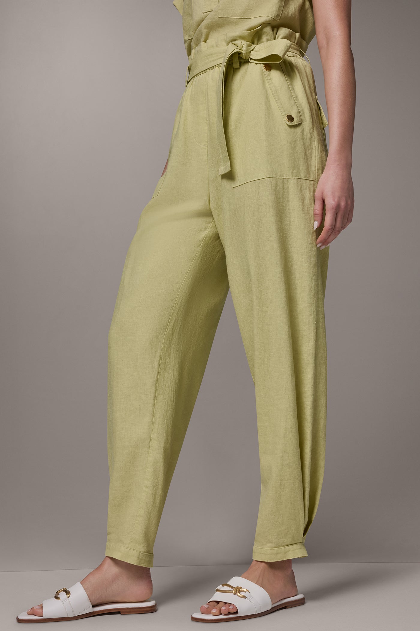 Citrus RELAXED PAPERBAG ANKLE PANT Donna Karan