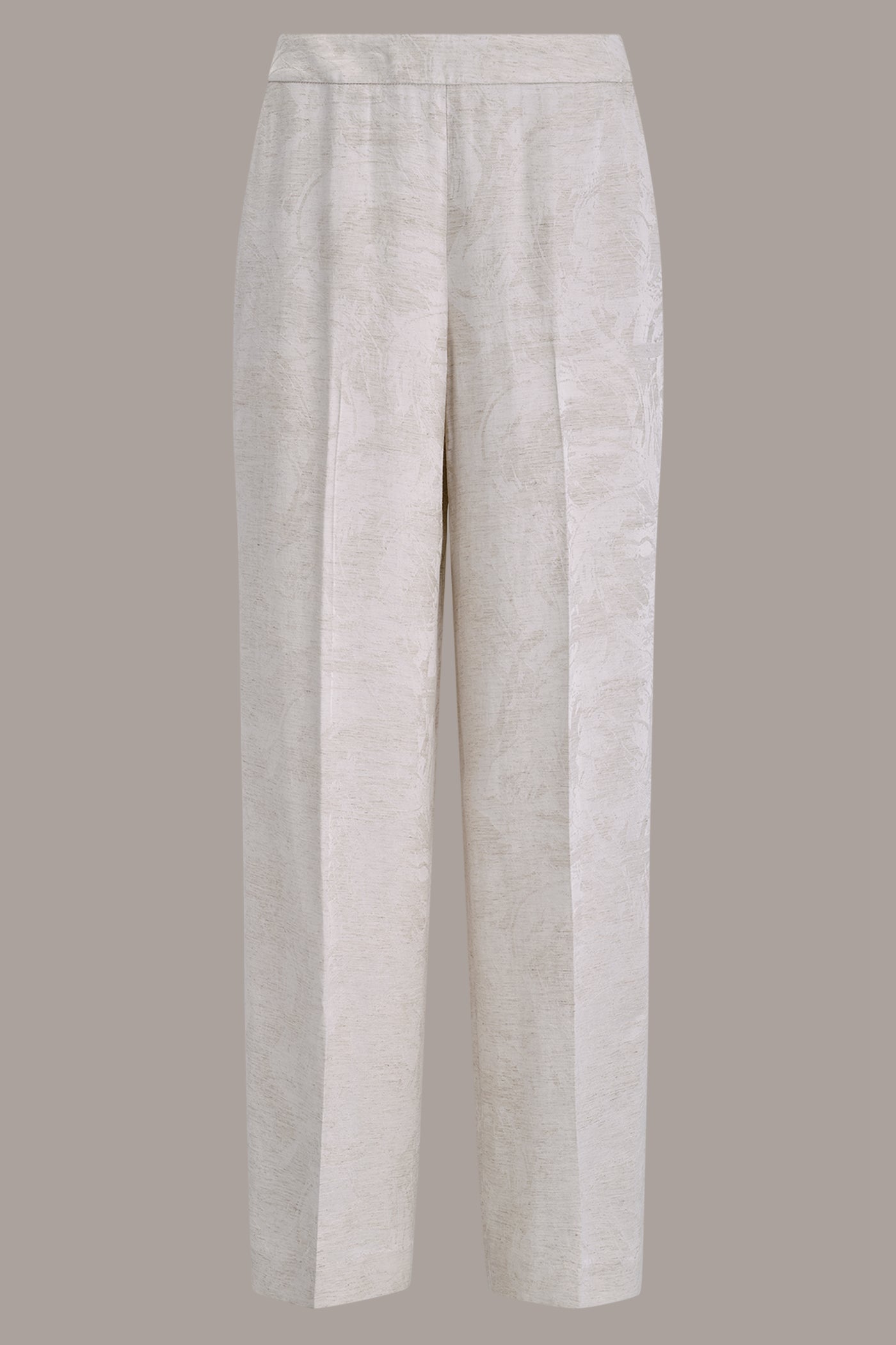 Light Flax EXTRA HIGH-RISE WIDE-LEG SUIT PANT Donna Karan