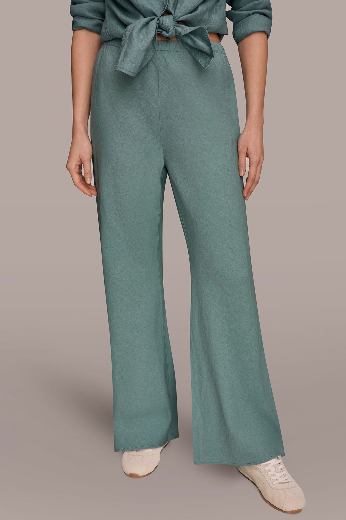 Waterlily MID-RISE RELAXED ANKLE PANT Donna Karan