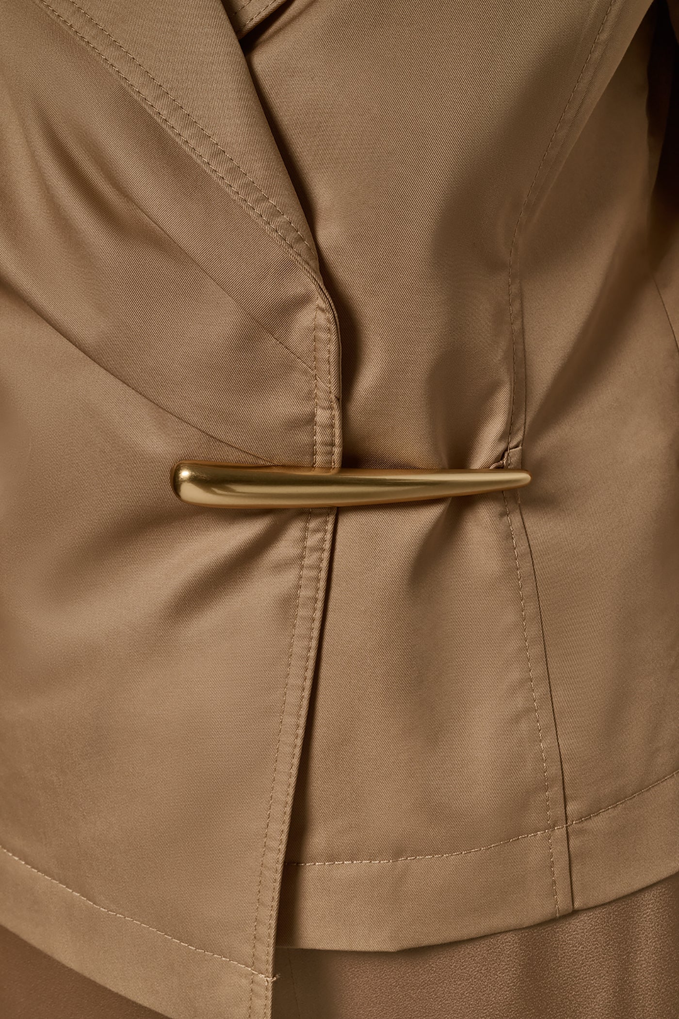 Fawn 3/4 SLEEVE WRAP JACKET Donna Karan