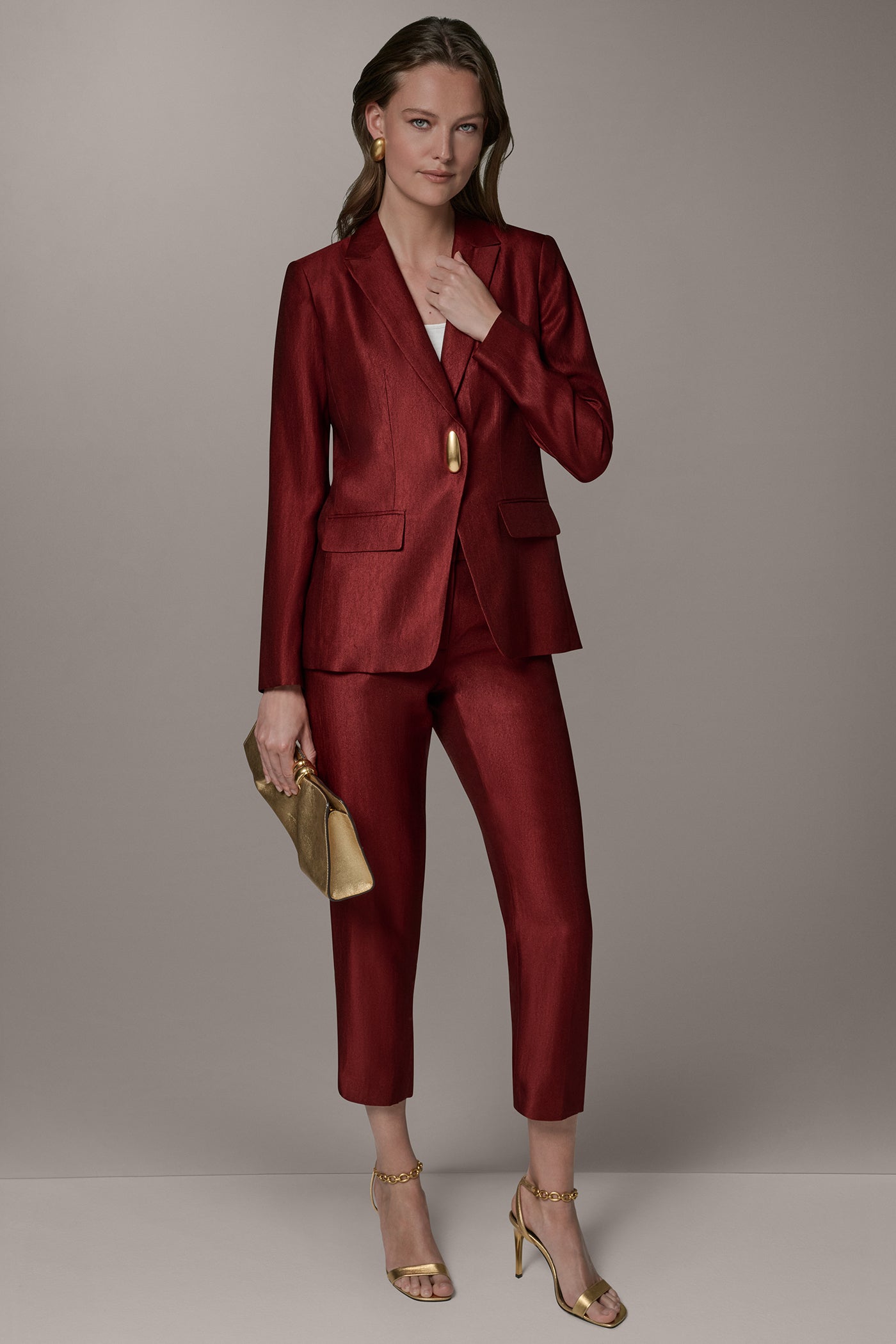 Sunbaked ONE-BUTTON JACKET Donna Karan