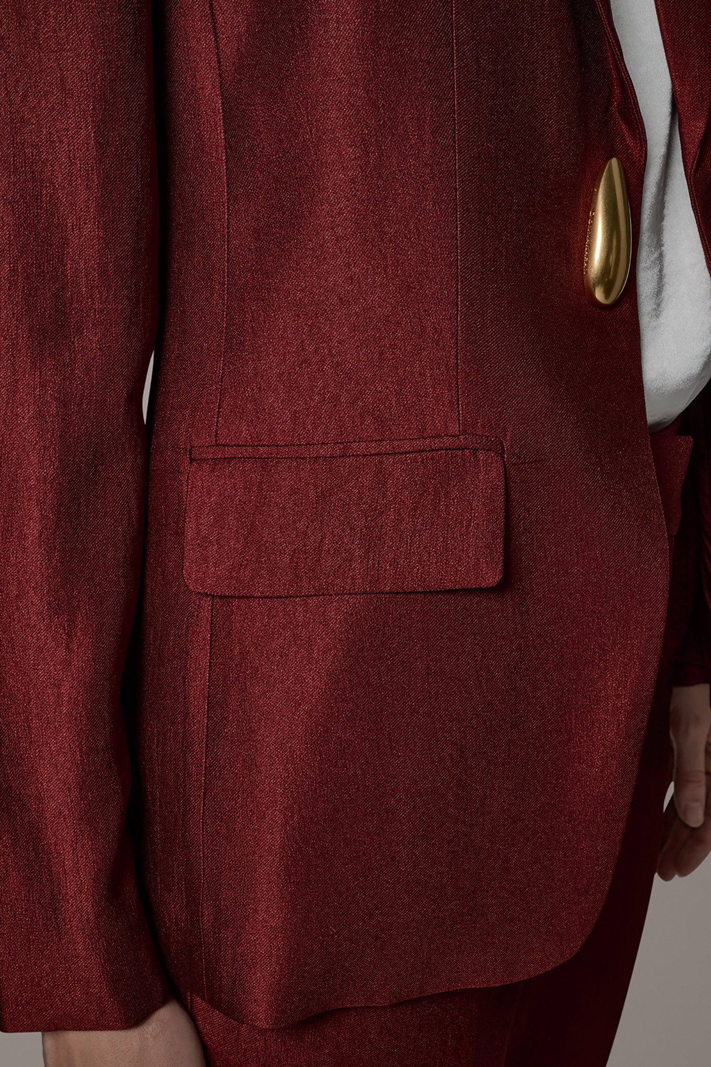 Sunbaked ONE-BUTTON JACKET Donna Karan
