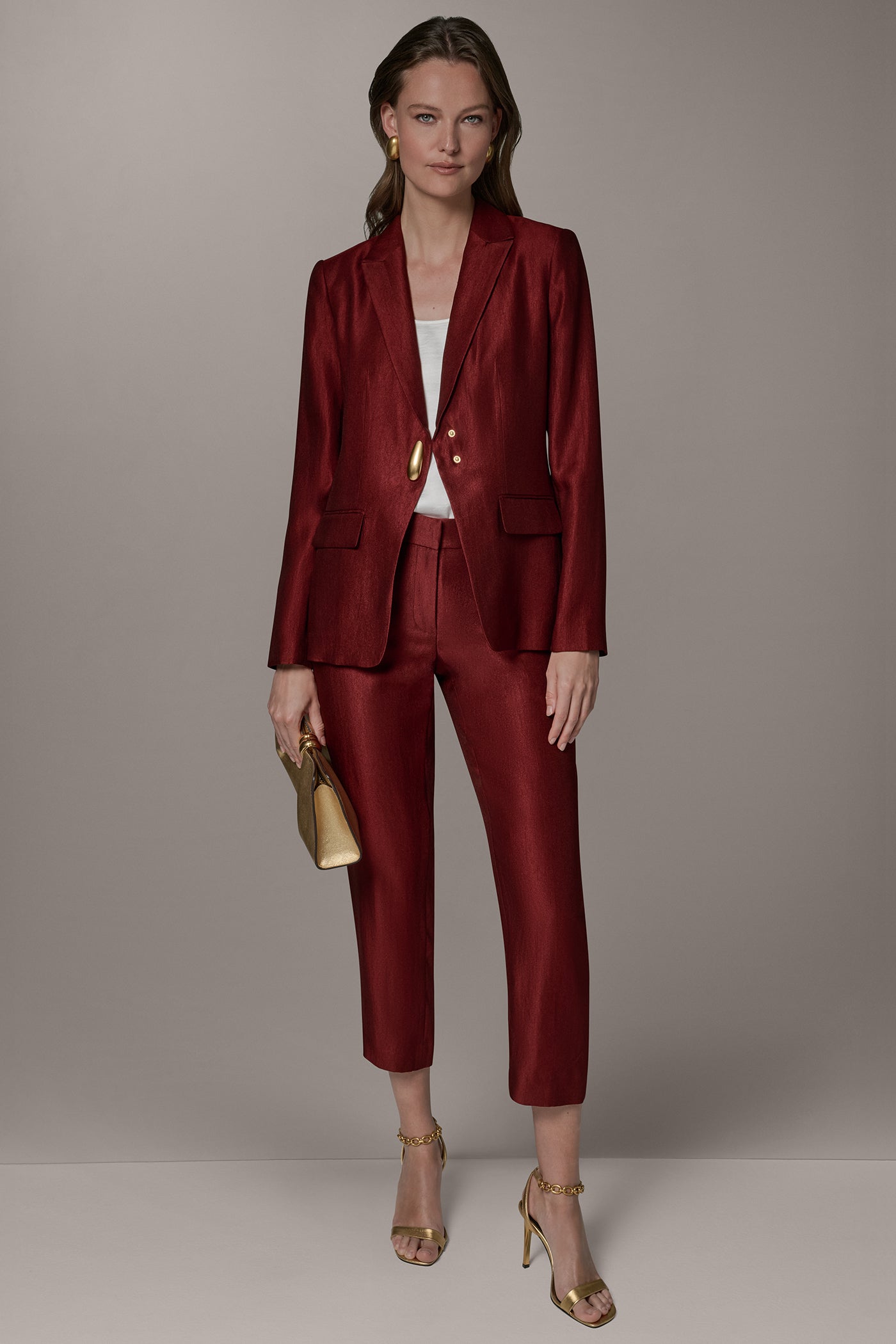 Sunbaked ONE-BUTTON JACKET Donna Karan