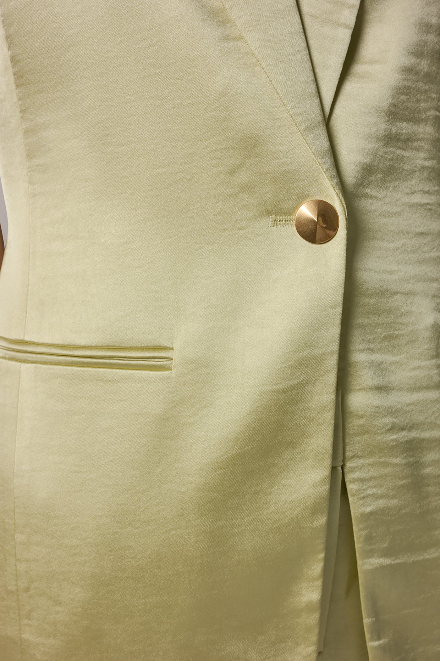 Citrus ONE BUTTON SUIT VEST Donna Karan
