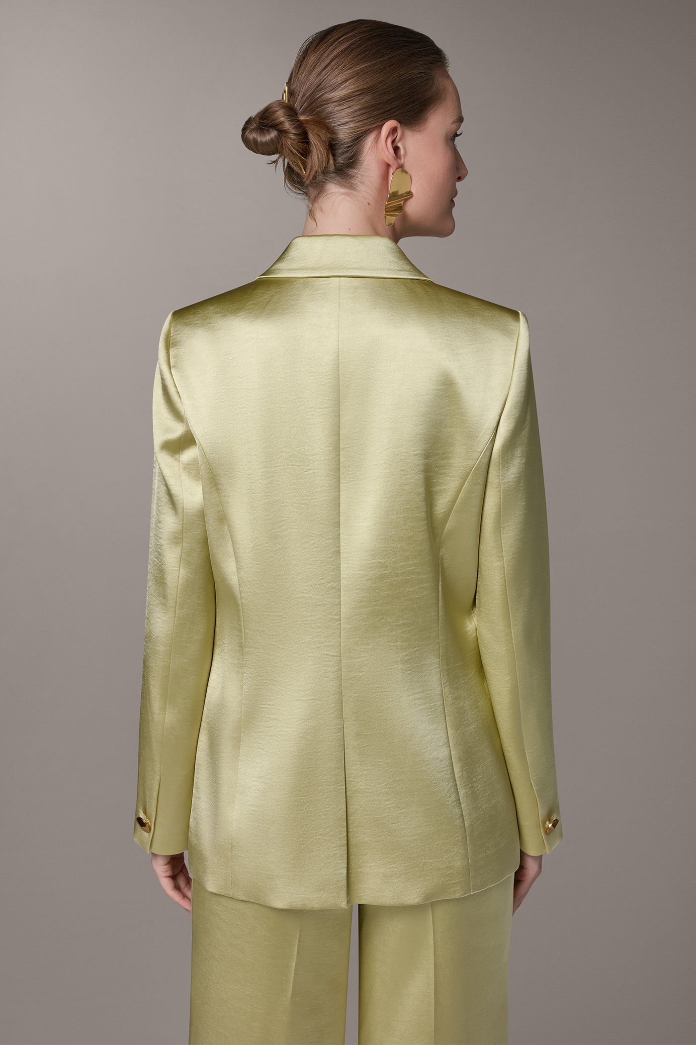 Citrus ONE BUTTON SUIT BLAZER Donna Karan