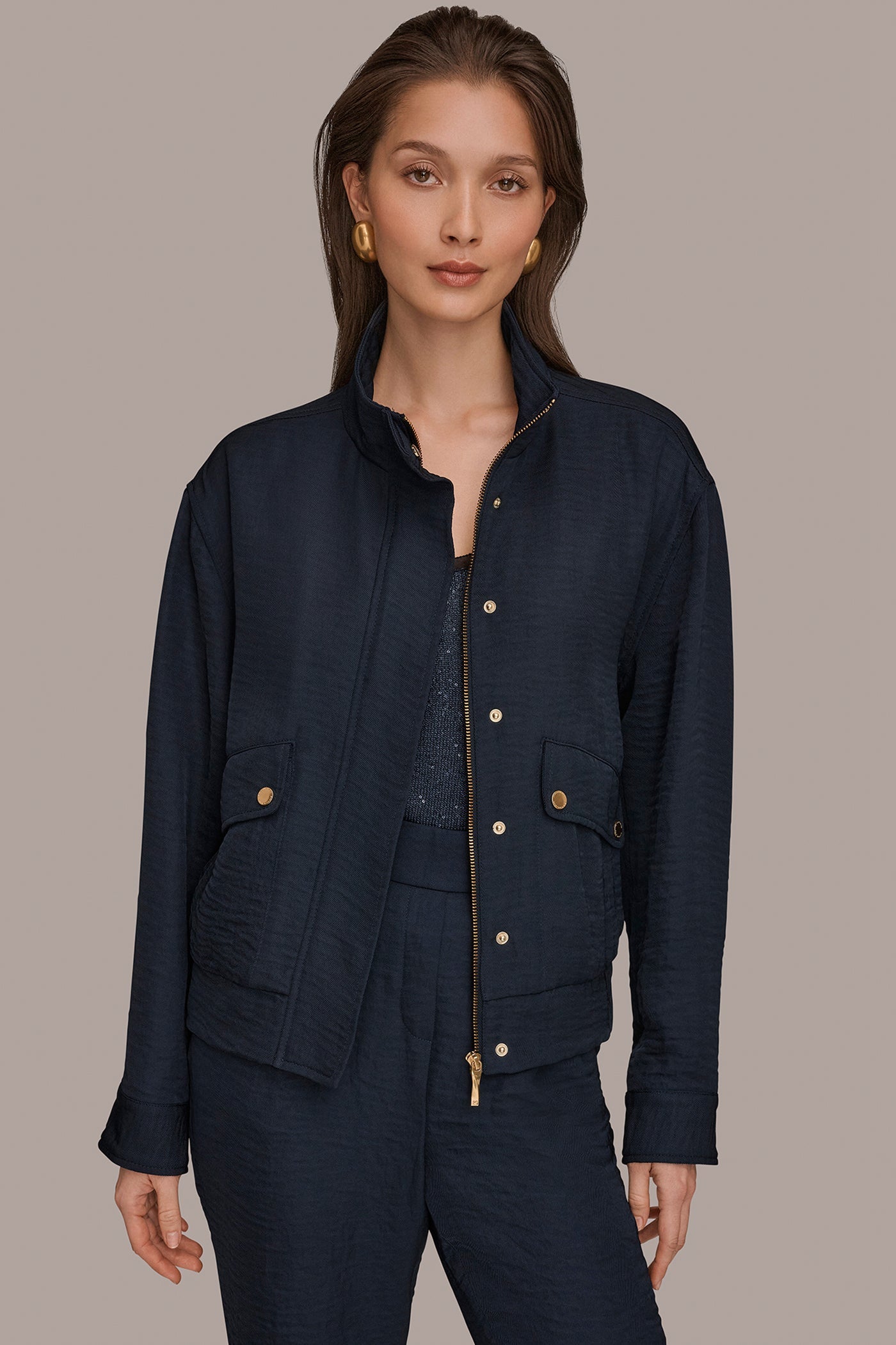 Nightfall UTILITY JACKET Donna Karan