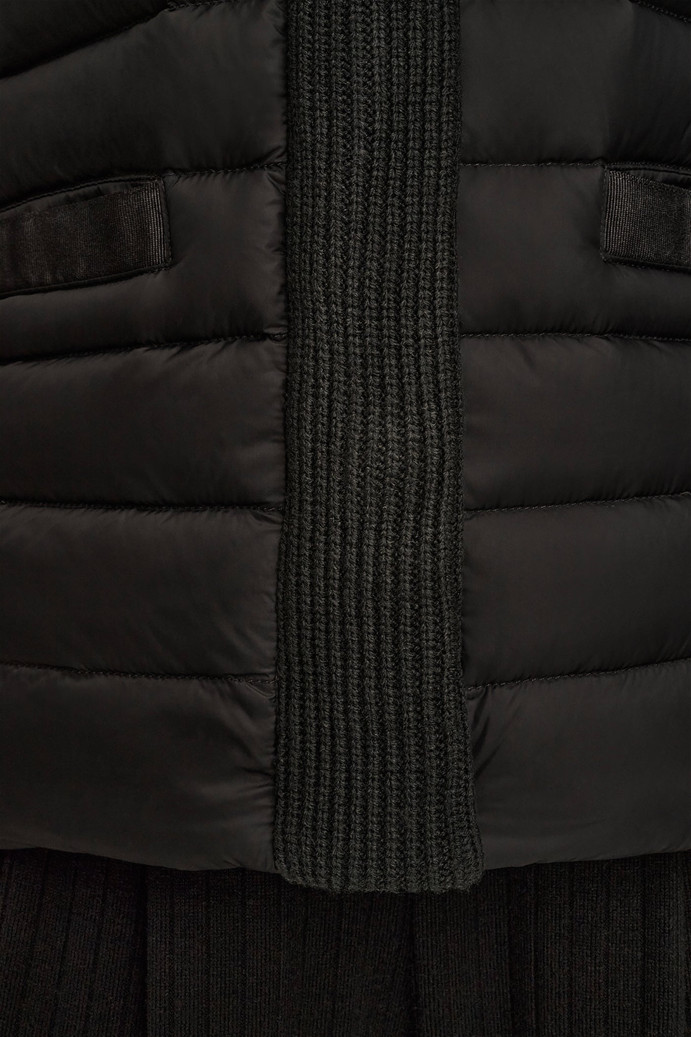 Black DOWN PUFFER JACKET Donna Karan