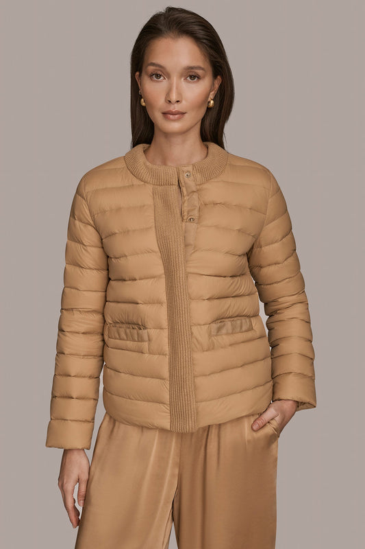 FAWN DOWN PUFFER JACKET Donna Karan