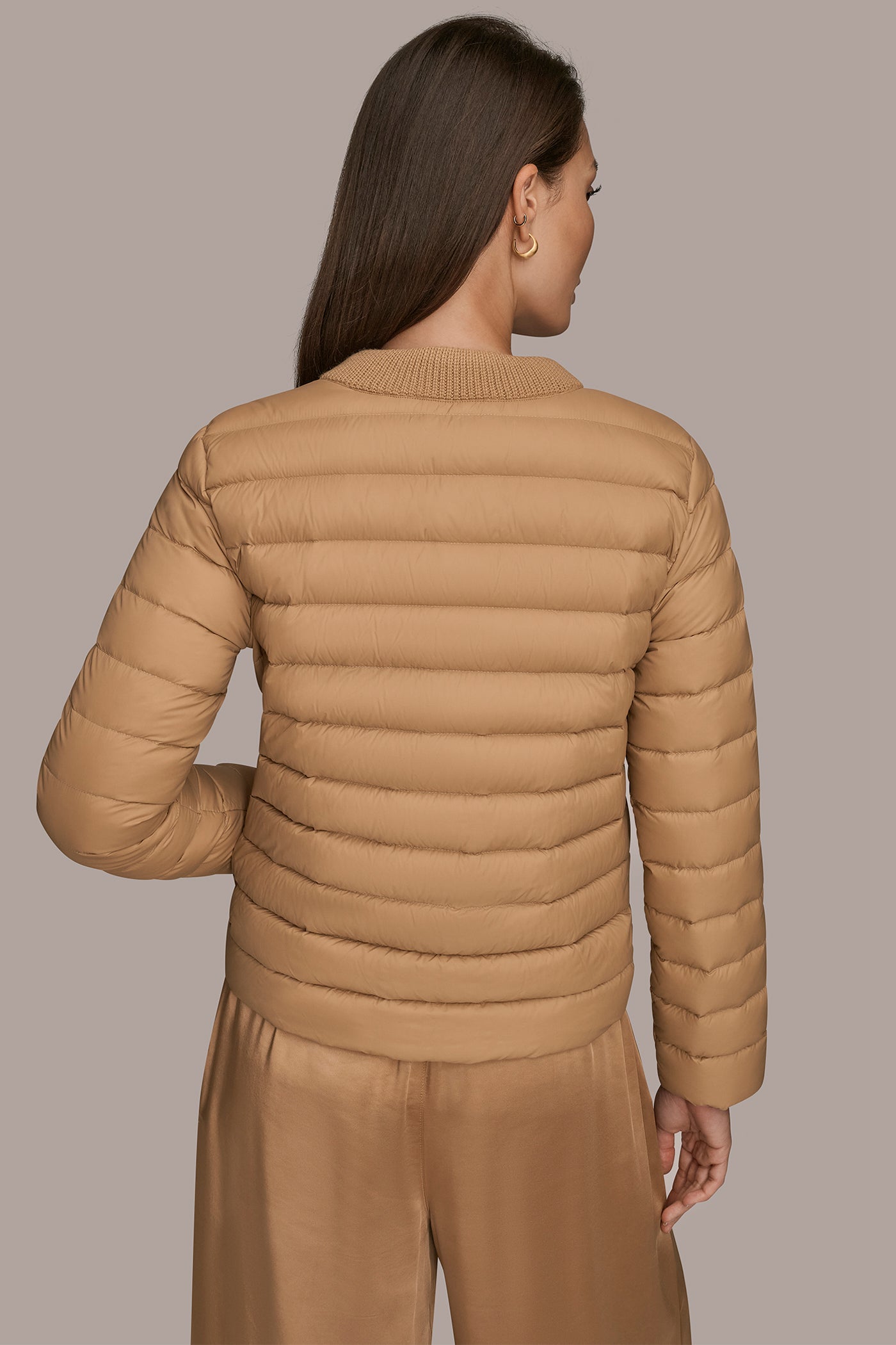 FAWN DOWN PUFFER JACKET Donna Karan