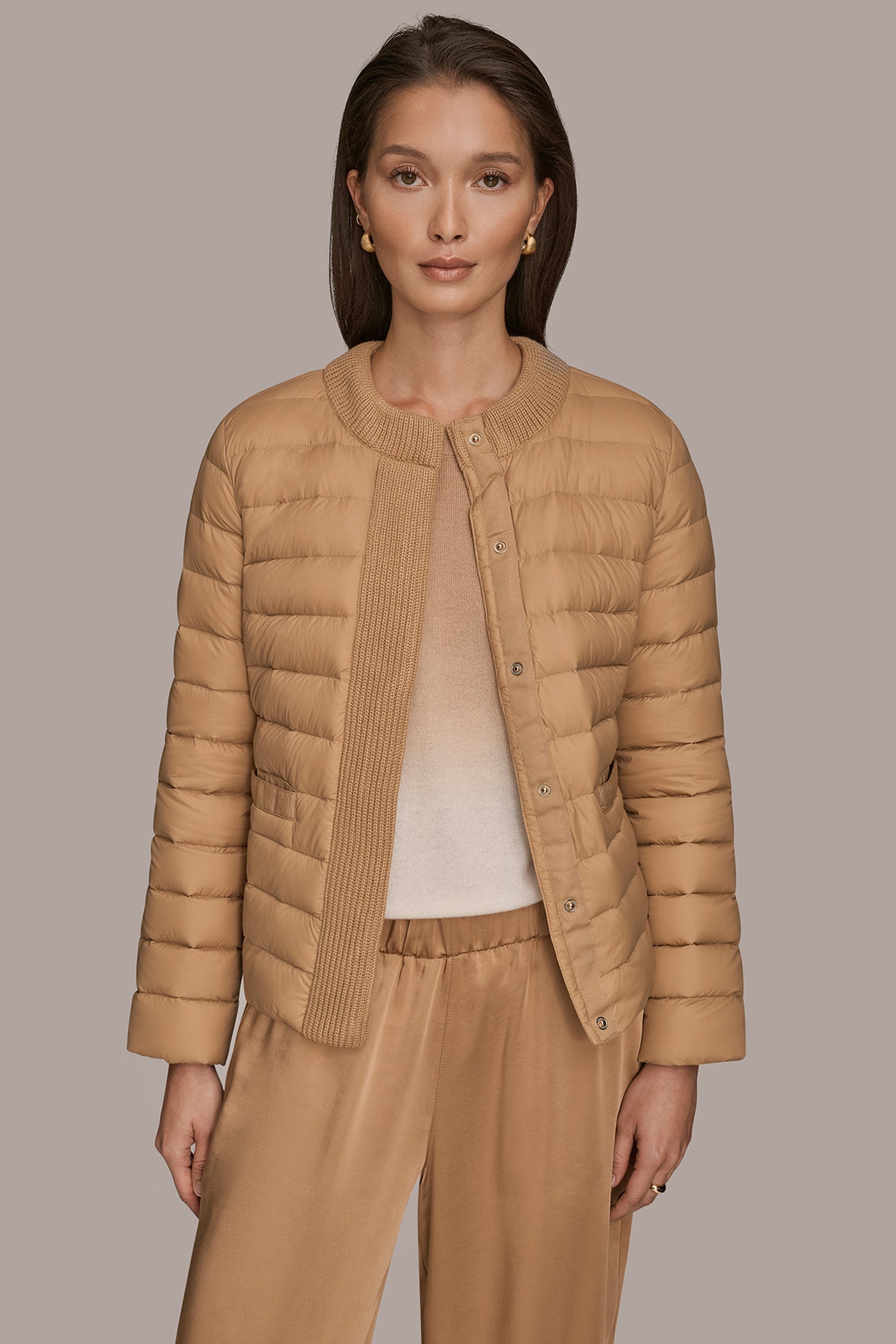 FAWN DOWN PUFFER JACKET Donna Karan