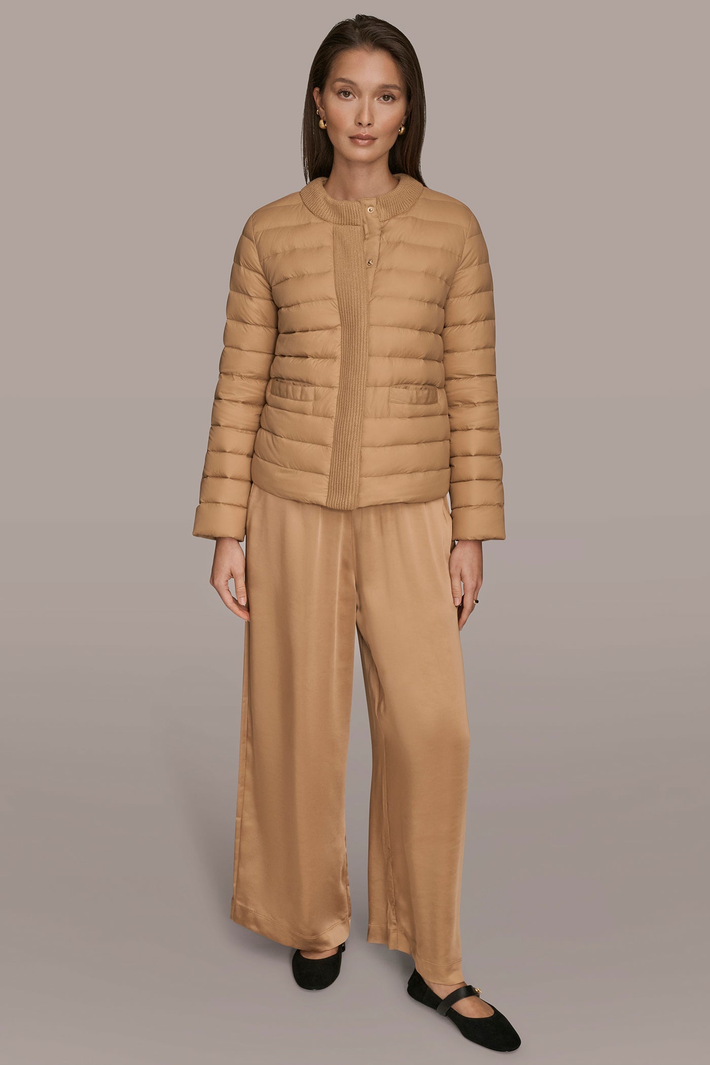 FAWN DOWN PUFFER JACKET Donna Karan