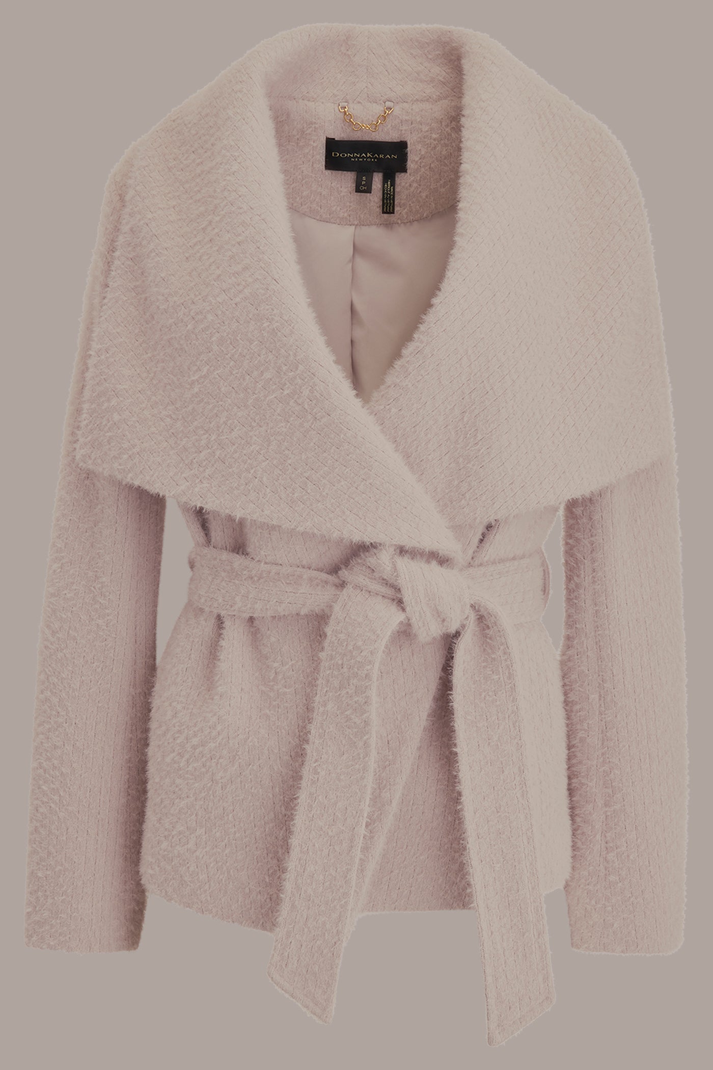 VAPOR TIE-FRONT WRAP JACKET Donna Karan