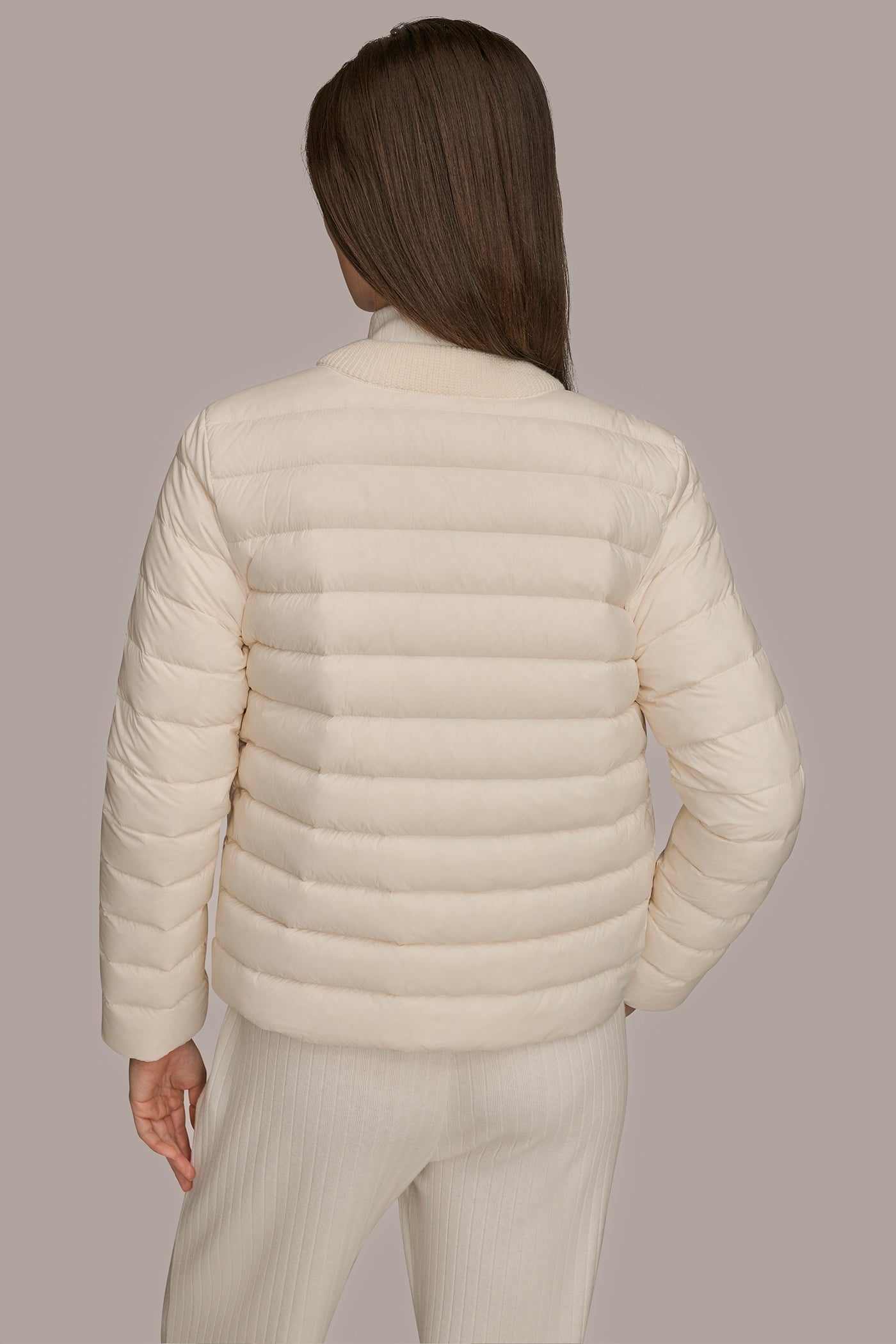 CREAM DOWN PUFFER JACKET Donna Karan