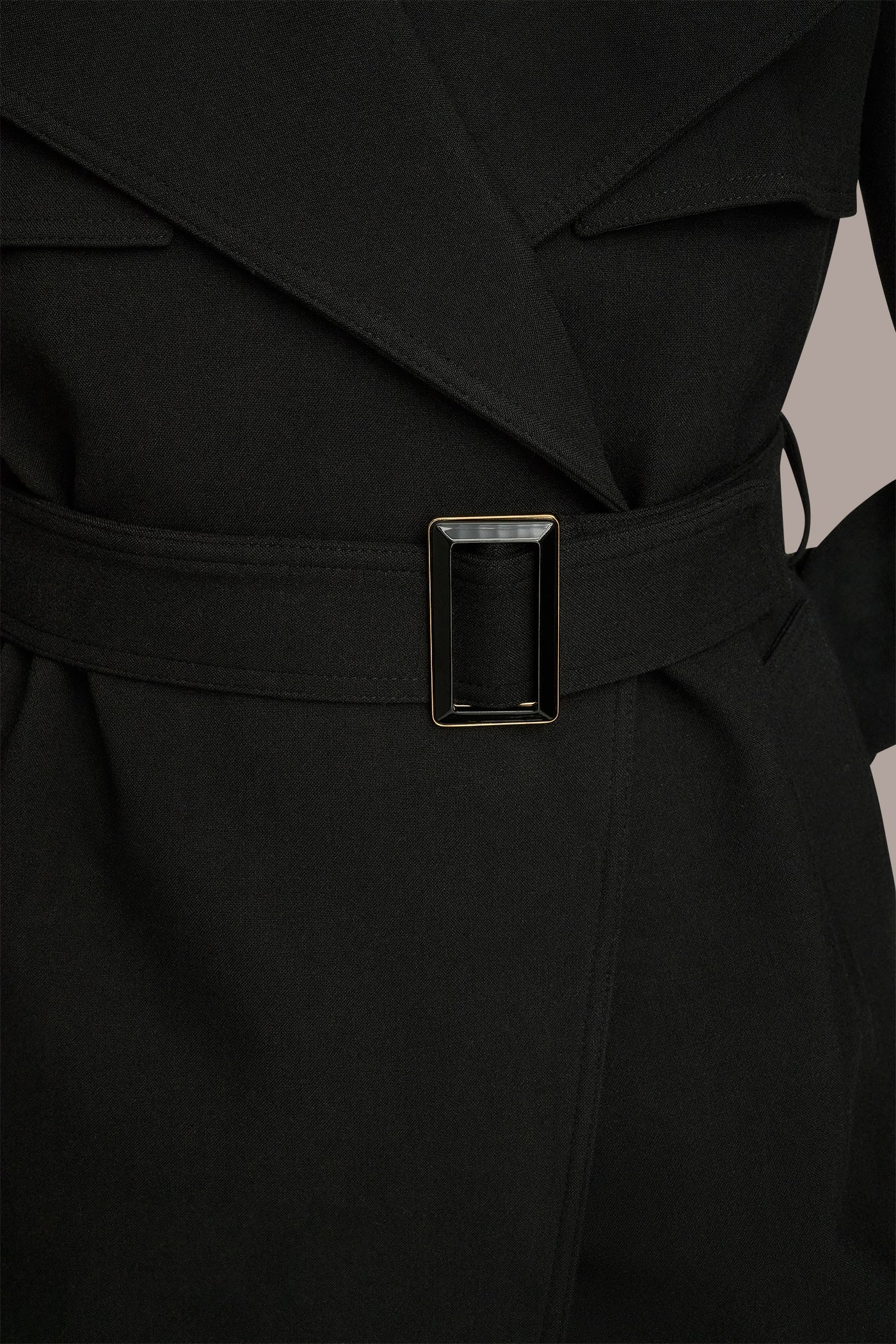 Black TRENCH RAIN COAT Donna Karan