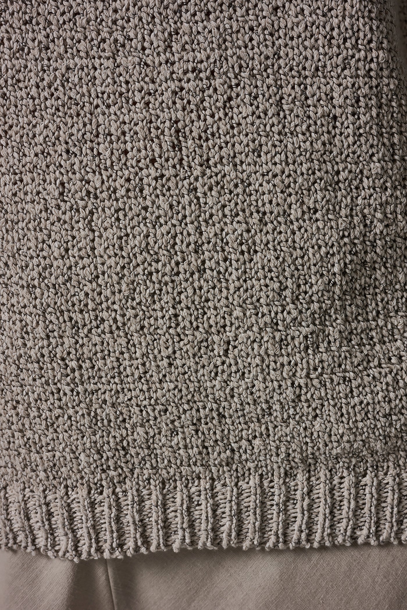 Sandstone Multi SHORT SLEEVE MÉLANGE EASY SWEATER Donna Karan