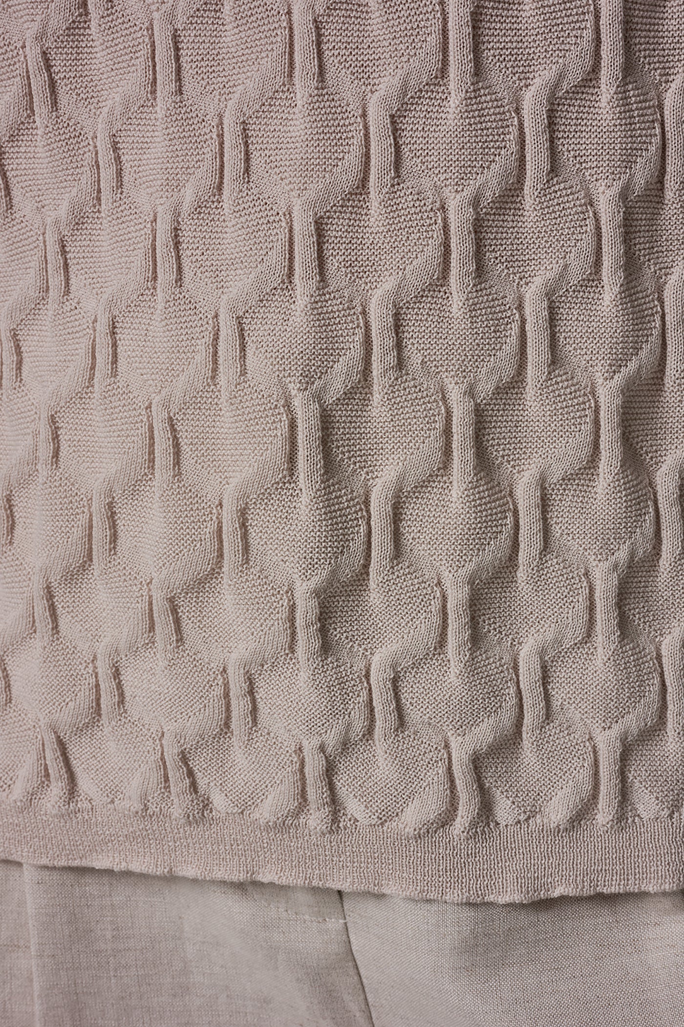 Sisal CAP SLEEVE SWEATER Donna Karan