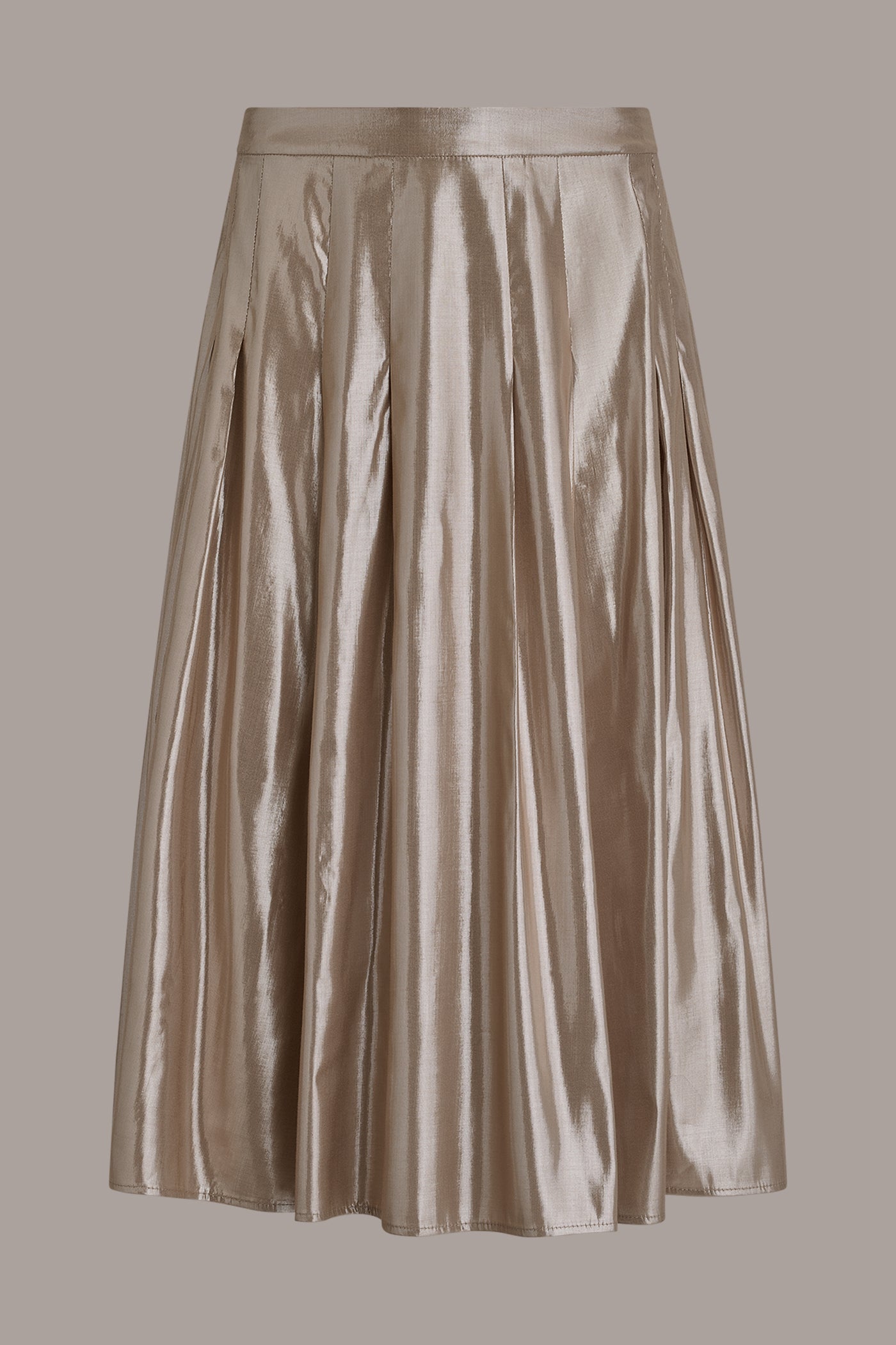 Snow Petal Multi METALLIC MIDI A-LINE SKIRT Donna Karan