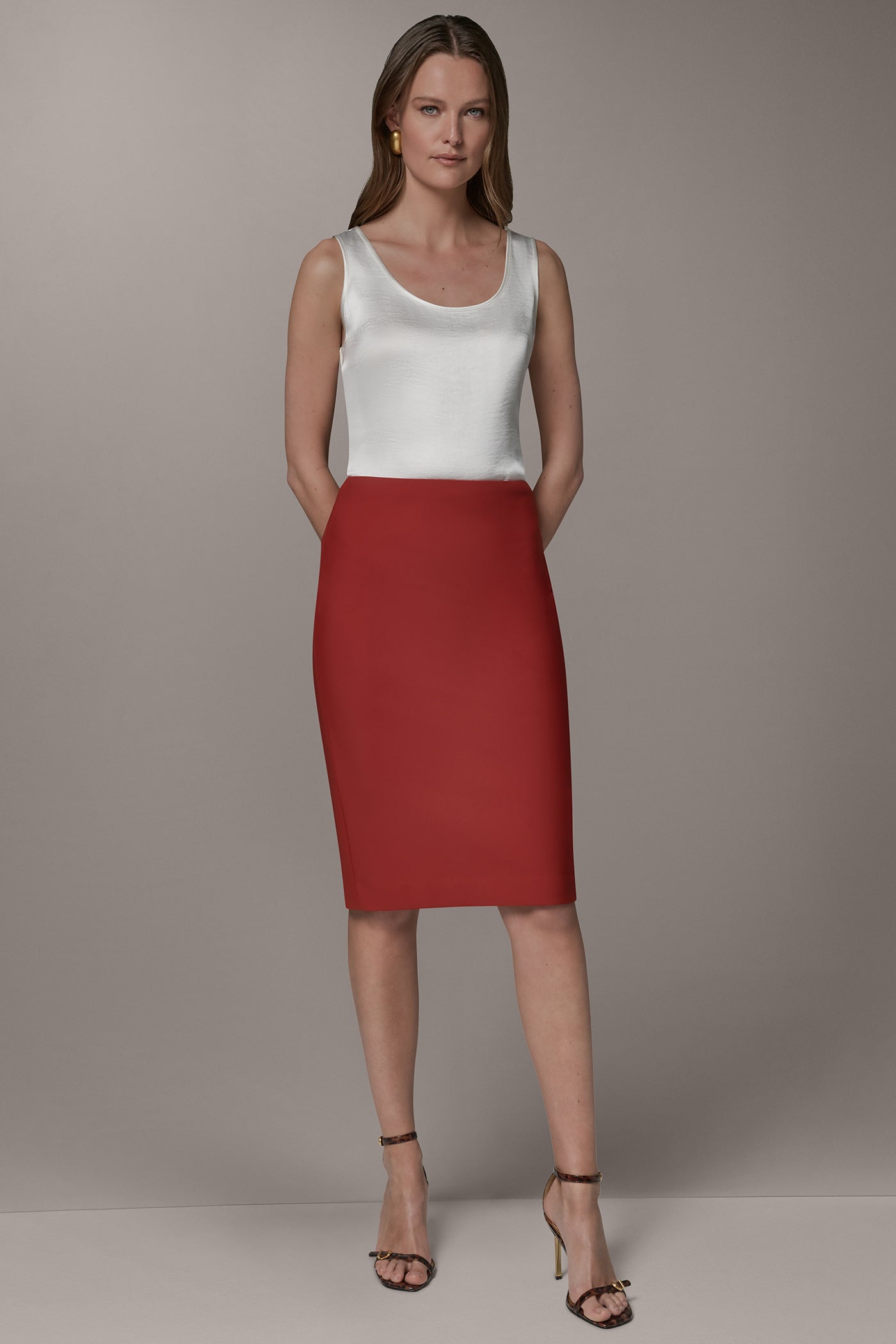 Sunbaked PENCIL SKIRT Donna Karan