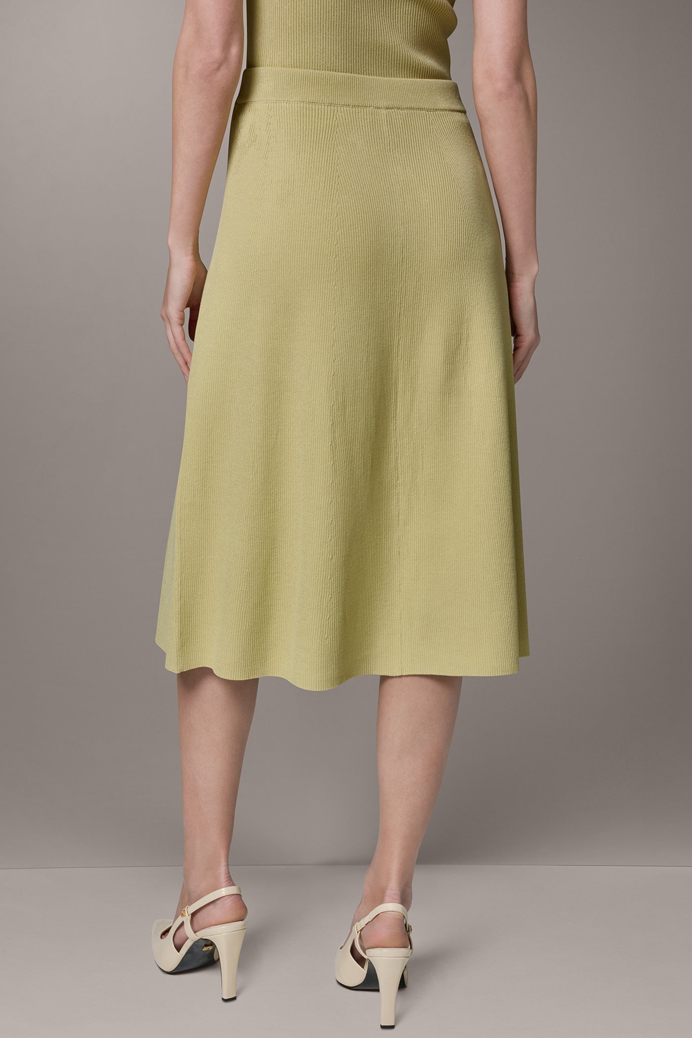 Citrus MIDI SWEATER SKIRT Donna Karan