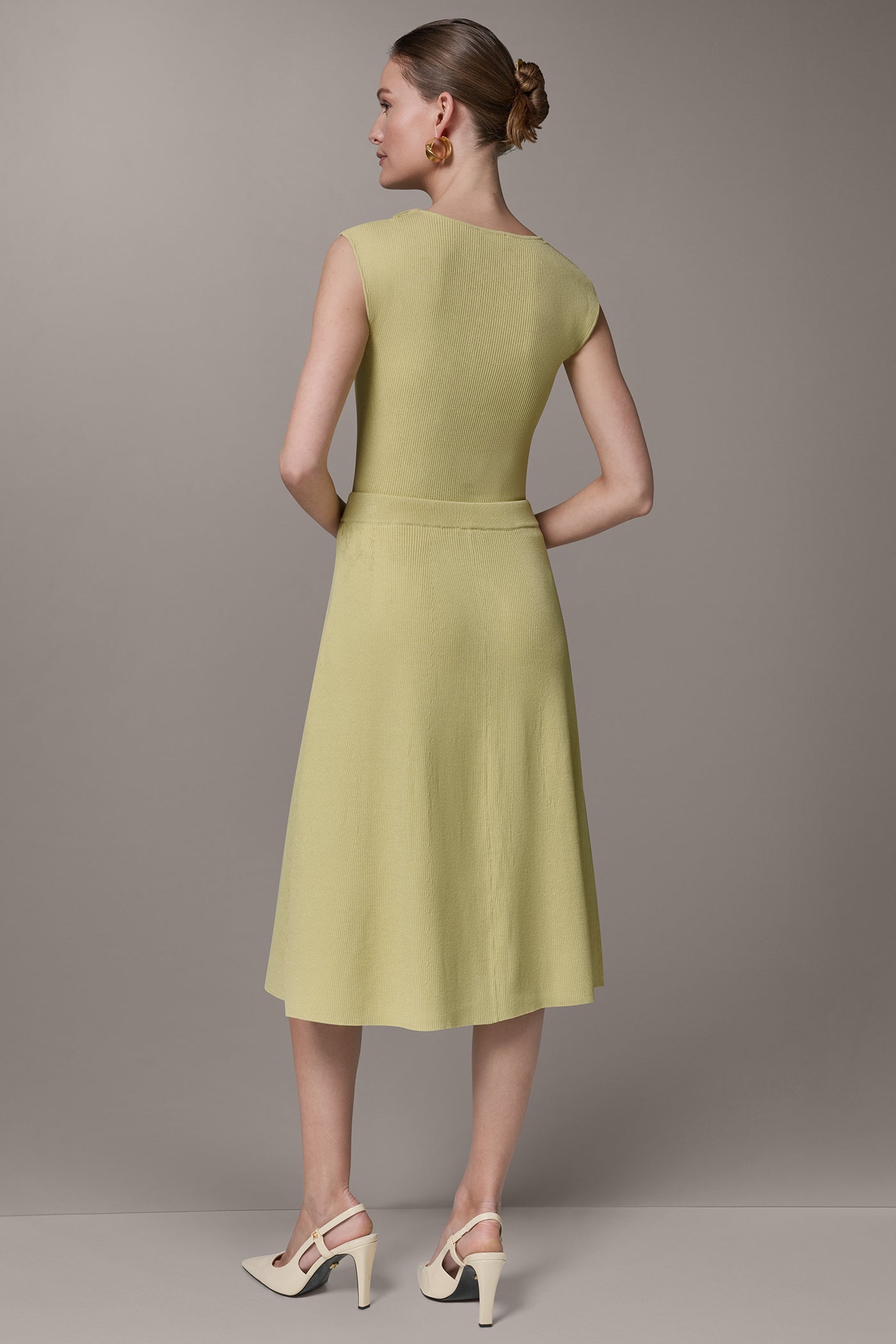 Citrus MIDI SWEATER SKIRT Donna Karan