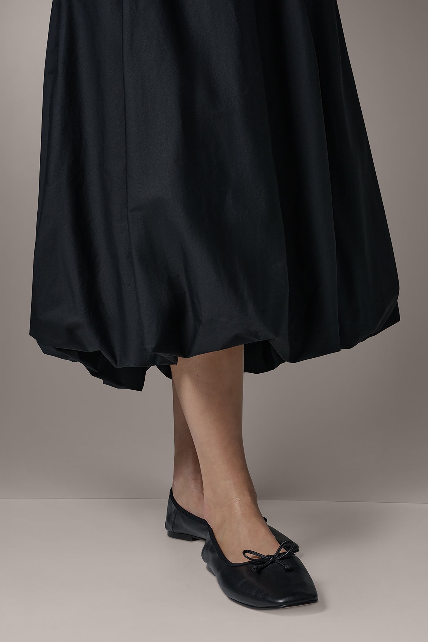 Black MIDI BUBBLE SKIRT Donna Karan