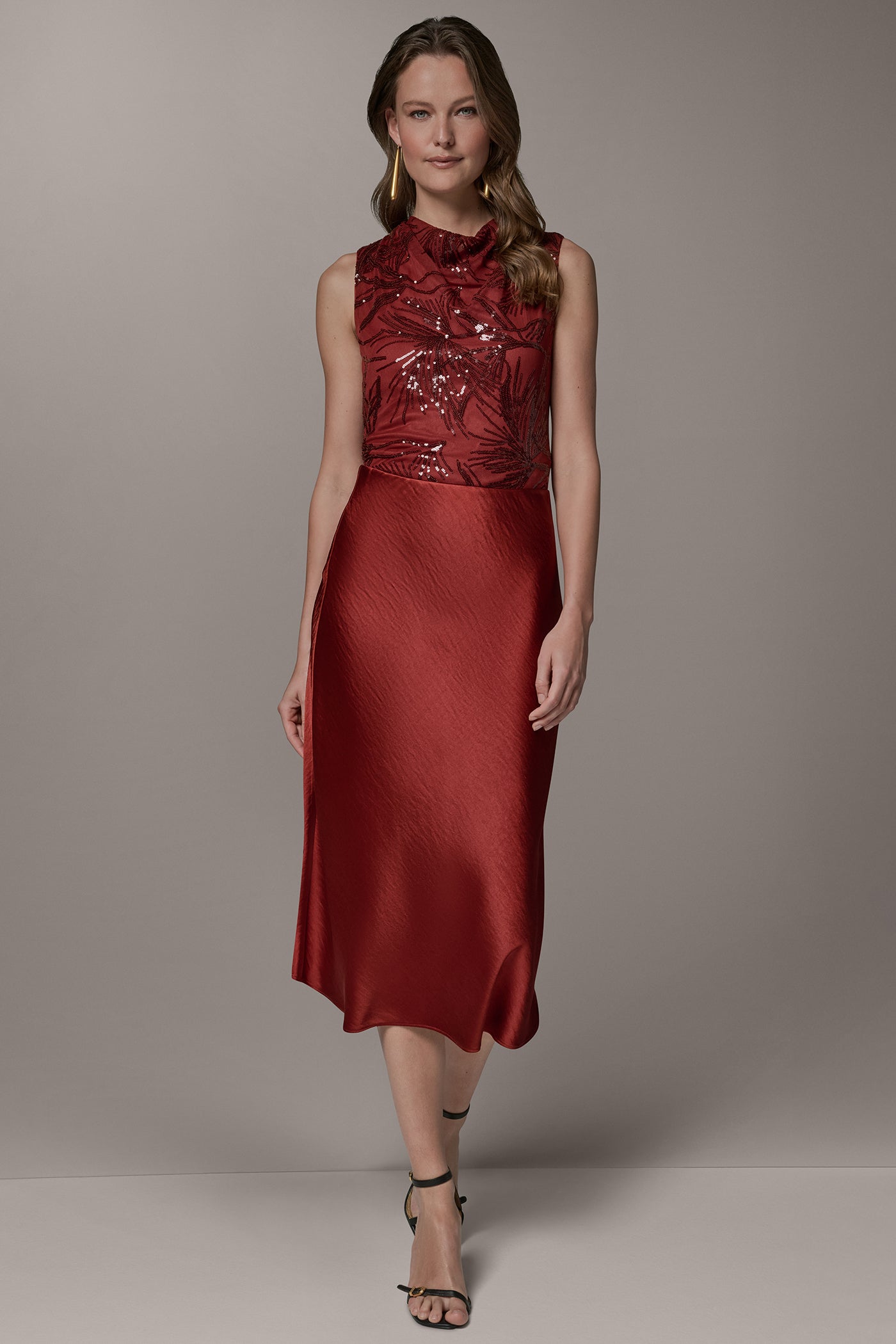 Sunbaked MIDI SKIRT Donna Karan