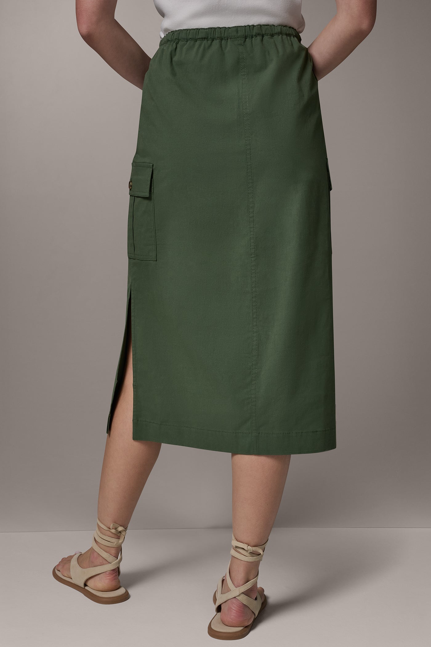 Verde MIDI CARGO PENCIL SKIRT Donna Karan