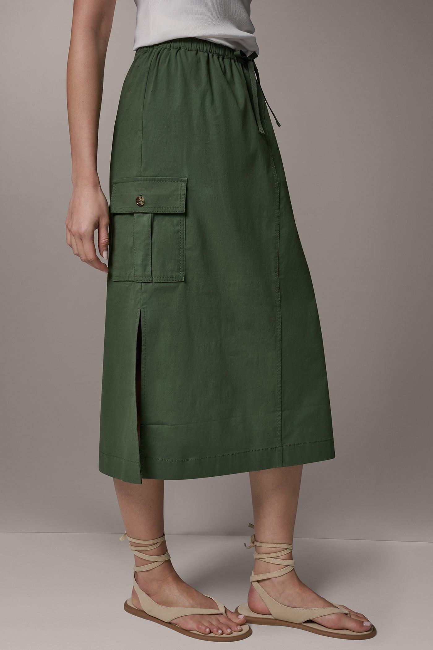 Verde MIDI CARGO PENCIL SKIRT Donna Karan