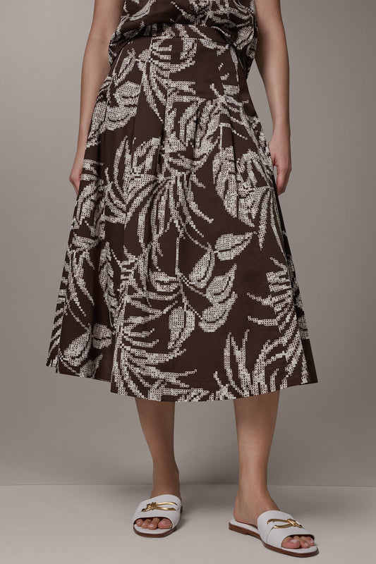 Canyon Multi PRINT MIDI A-LINE SKIRT Donna Karan