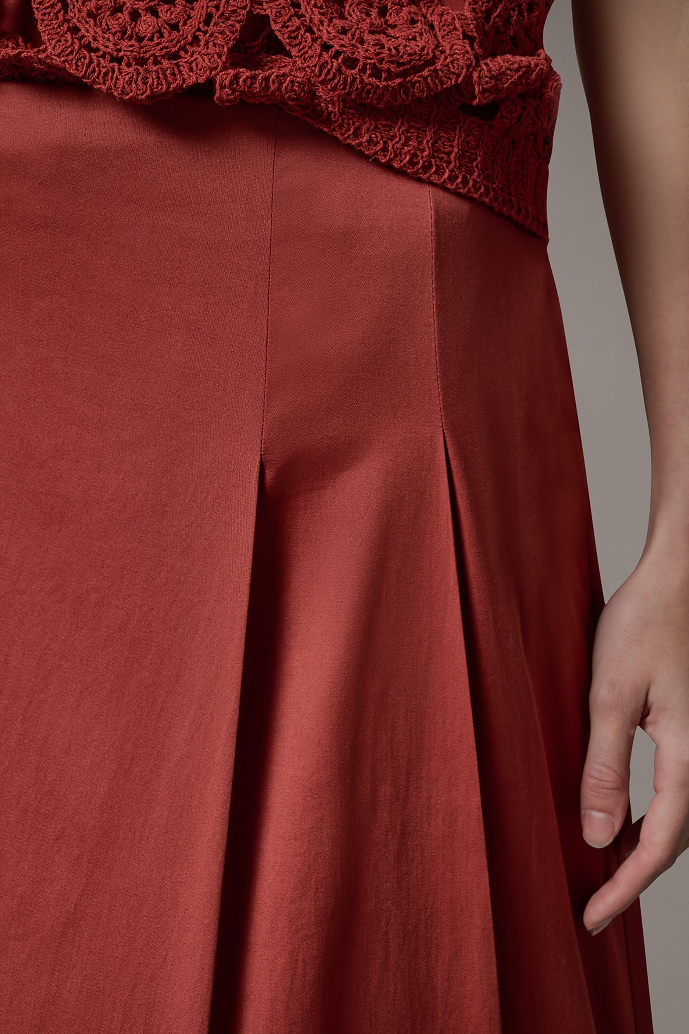 Sunbaked MIDI A-LINE SKIRT Donna Karan