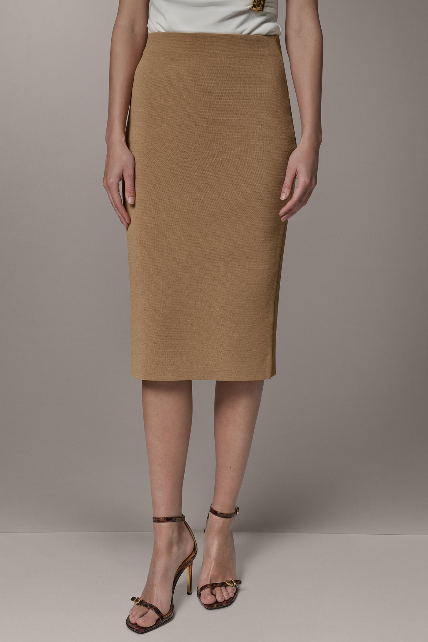 Fawn MIDI SWEATER SKIRT Donna Karan