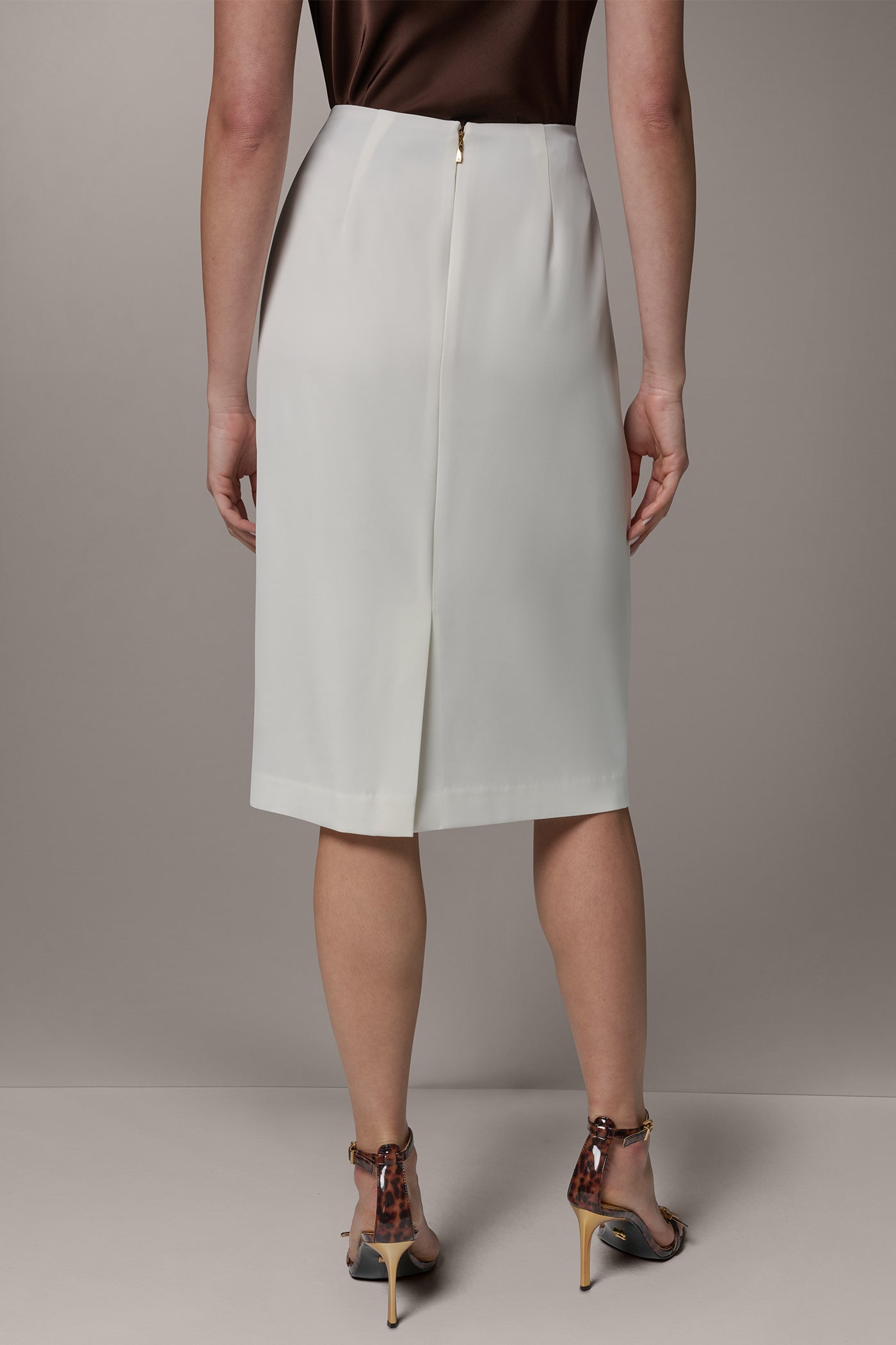 Cream PENCIL SKIRT Donna Karan