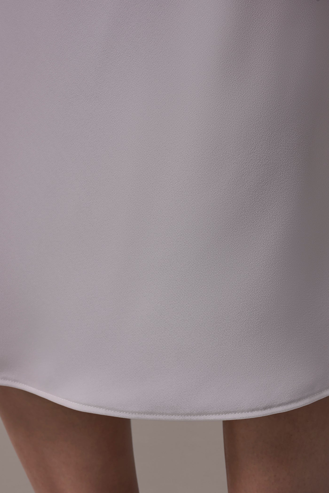 Cream SATIN BIAS SKIRT Donna Karan