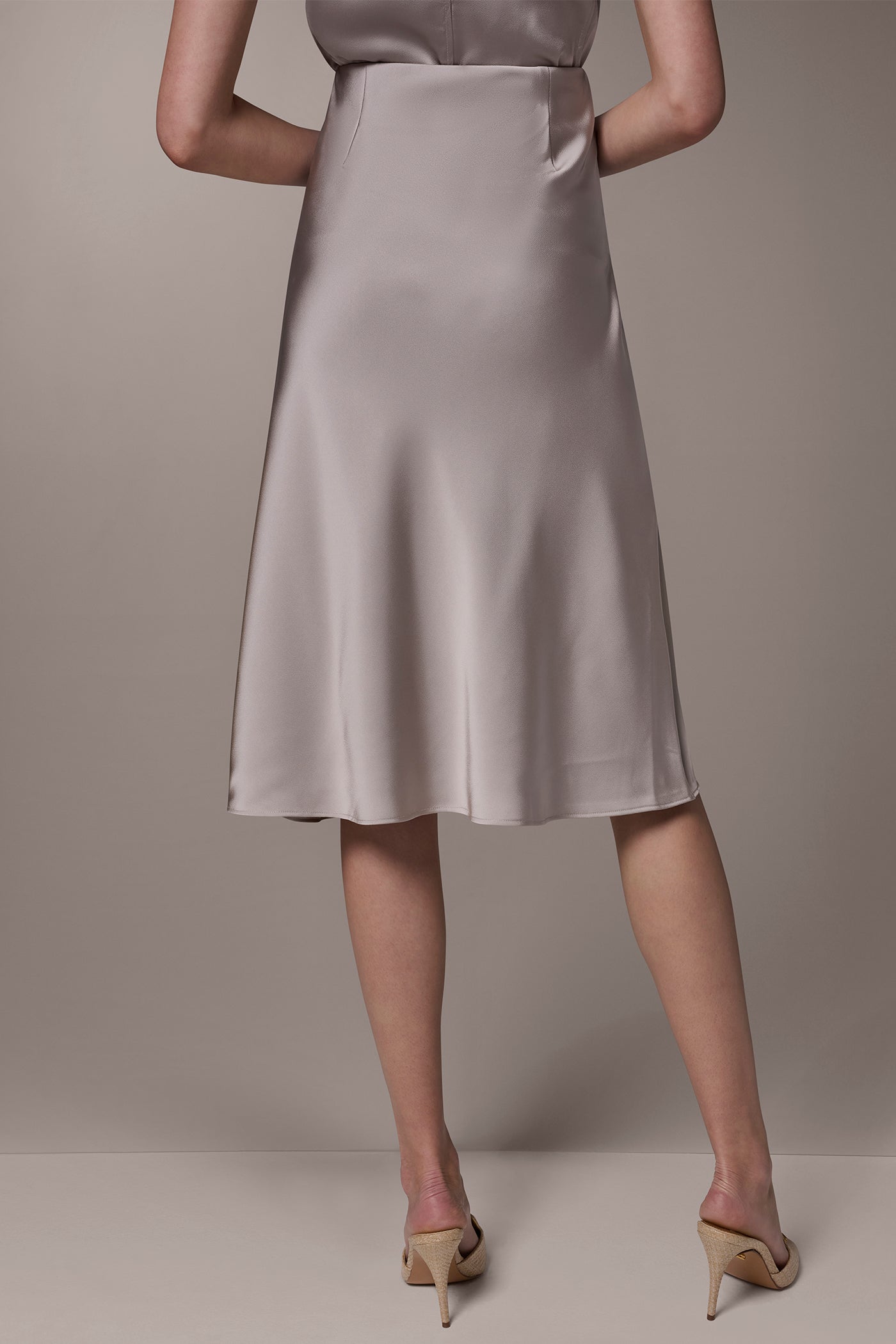 Turin SATIN BIAS SKIRT Donna Karan