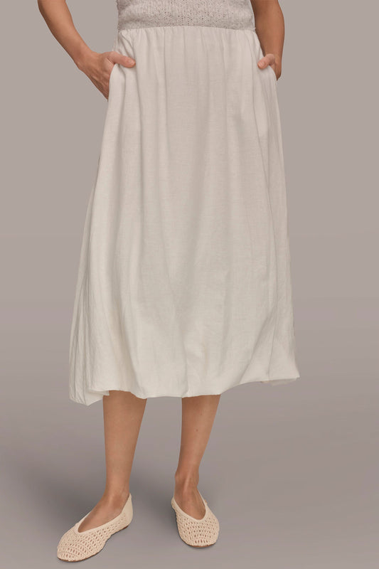 Cream BUBBLE SKIRT Donna Karan